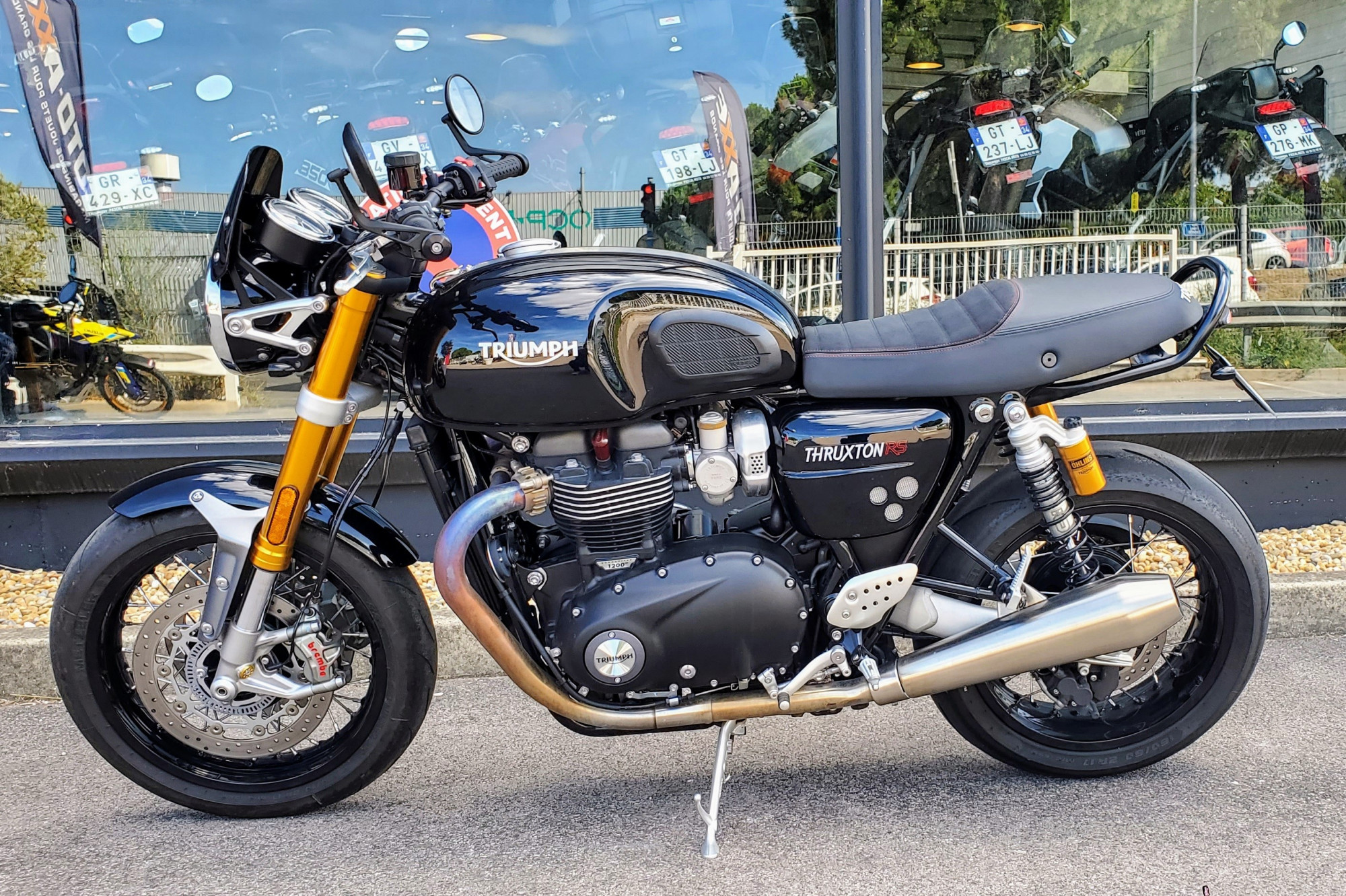 photo de TRIUMPH THRUXTON 1200 RS 1200 occasion de couleur  en vente à Montpellier n°3