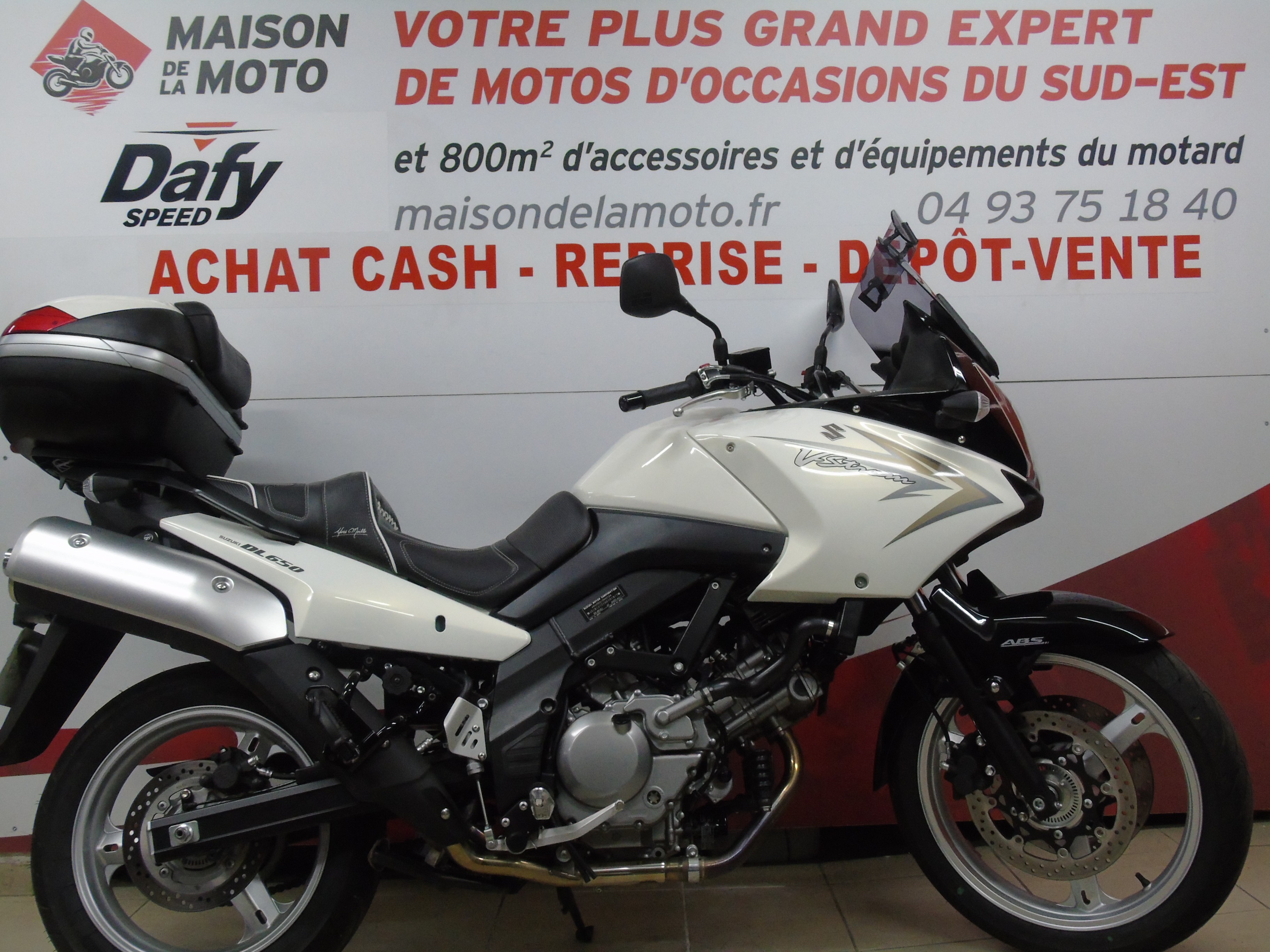 photo de SUZUKI V-STROM 650 650 occasion de couleur  en vente à Mougins n°3