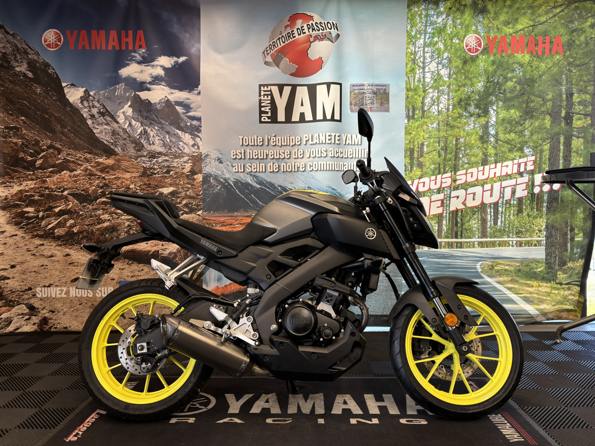 photo de YAMAHA MT-125 ABS 125 occasion de couleur  en vente à Rennes n°1