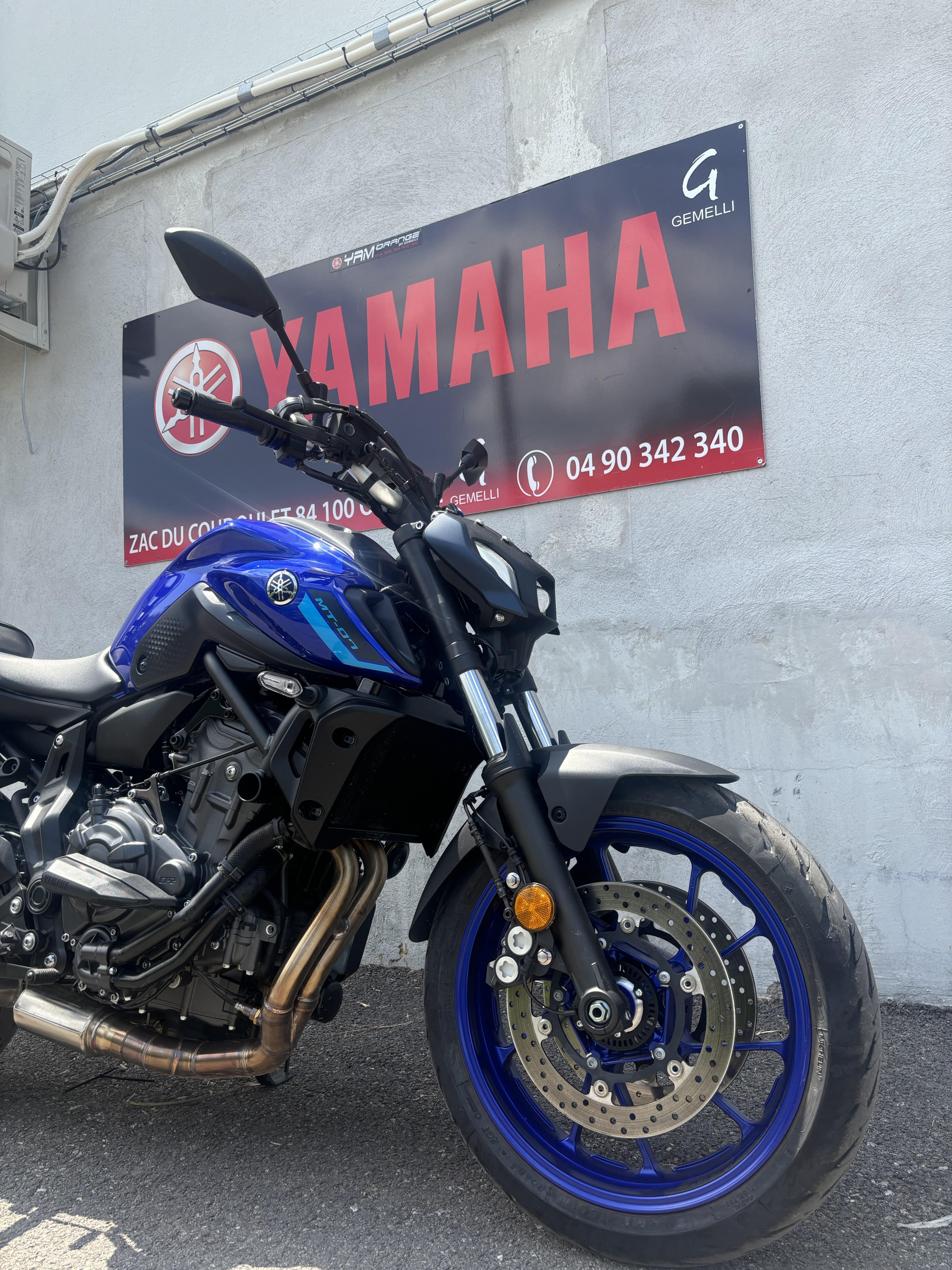 photo de YAMAHA MT-07 (47.5CV) 695 occasion de couleur  en vente à Orange n°2