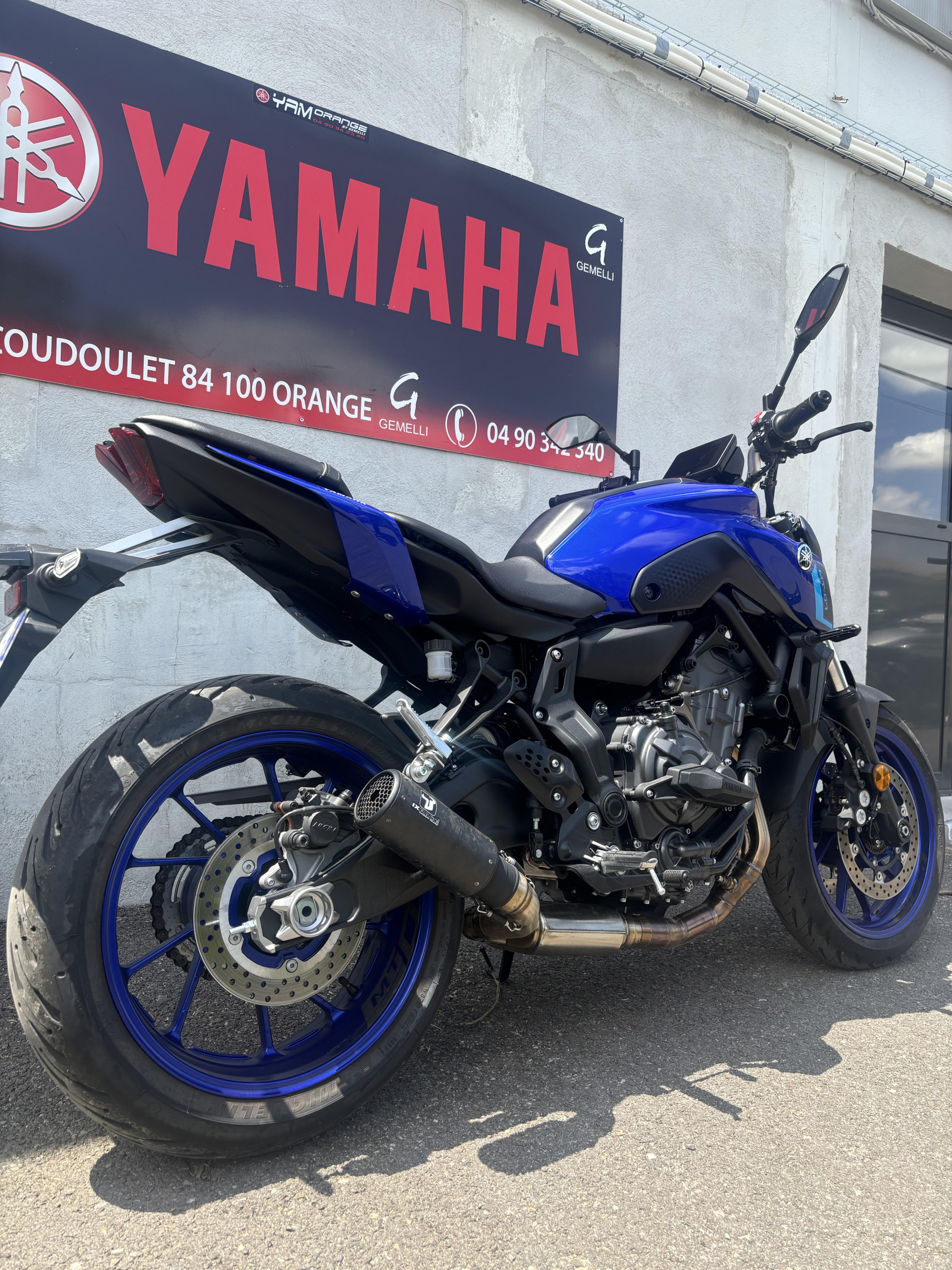 photo de YAMAHA MT-07 (47.5CV) 695 occasion de couleur  en vente à Orange n°3