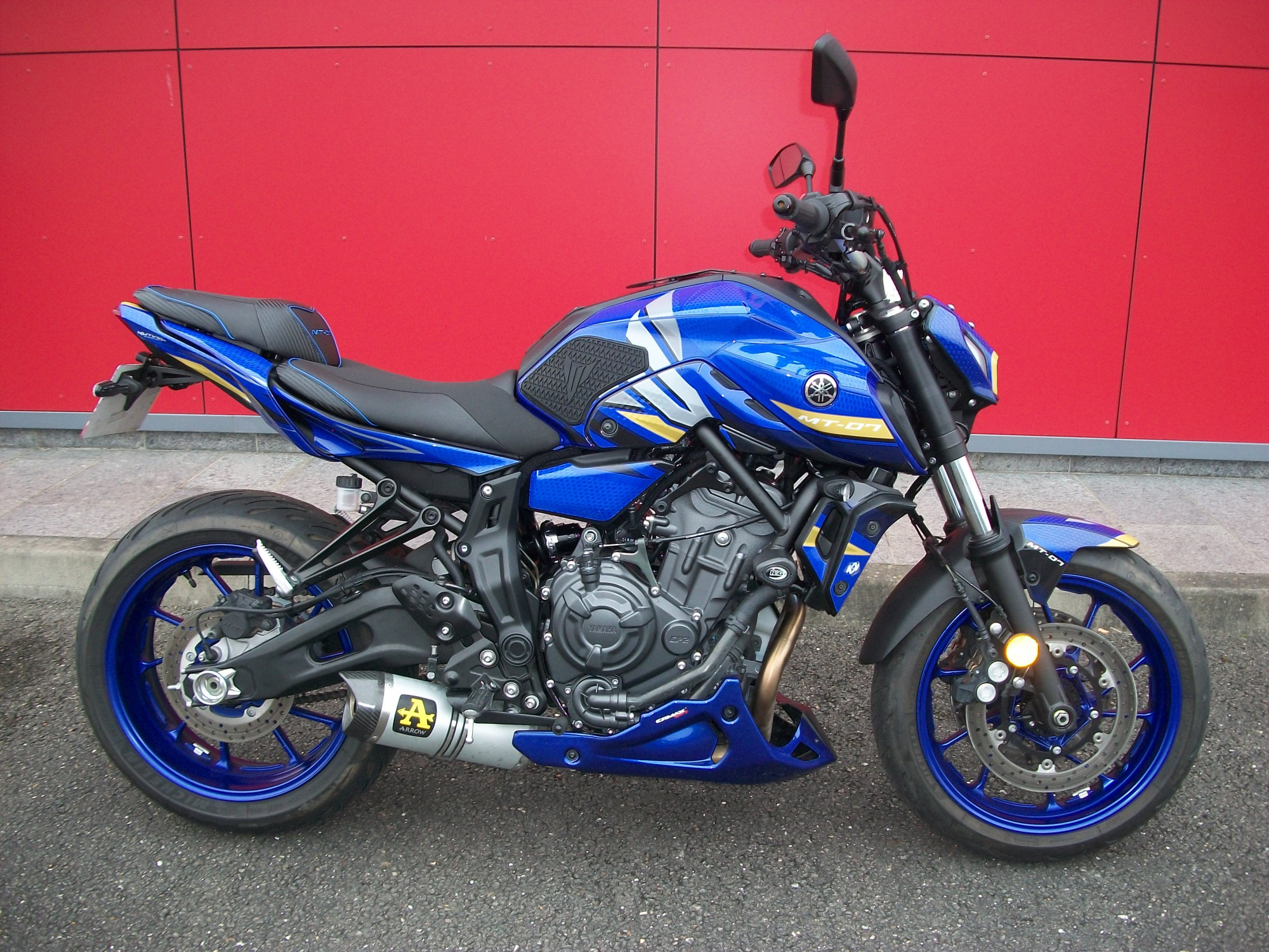 photo de YAMAHA MT-07 (47.5CV) 695 occasion de couleur  en vente à Fontenay Sur Eure n°2