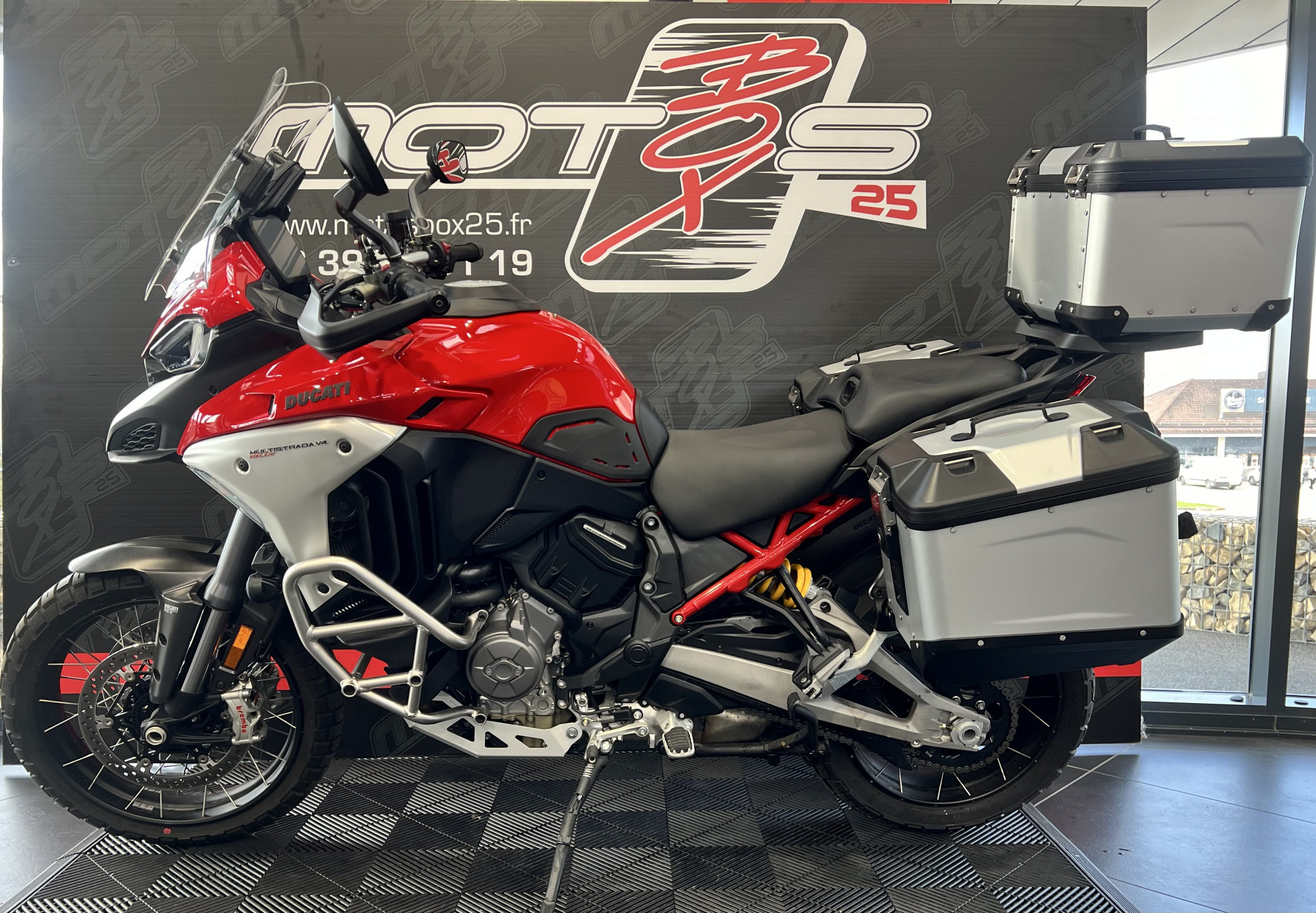 photo de DUCATI MULTISTRADA V4 RALLY PACK FULL 1158 occasion de couleur  en vente à Franois n°3