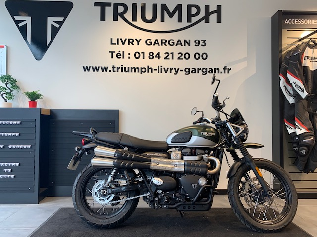 photo de TRIUMPH STREET SCRAMBLER  900 900 occasion de couleur  en vente à Livry Gargan n°3