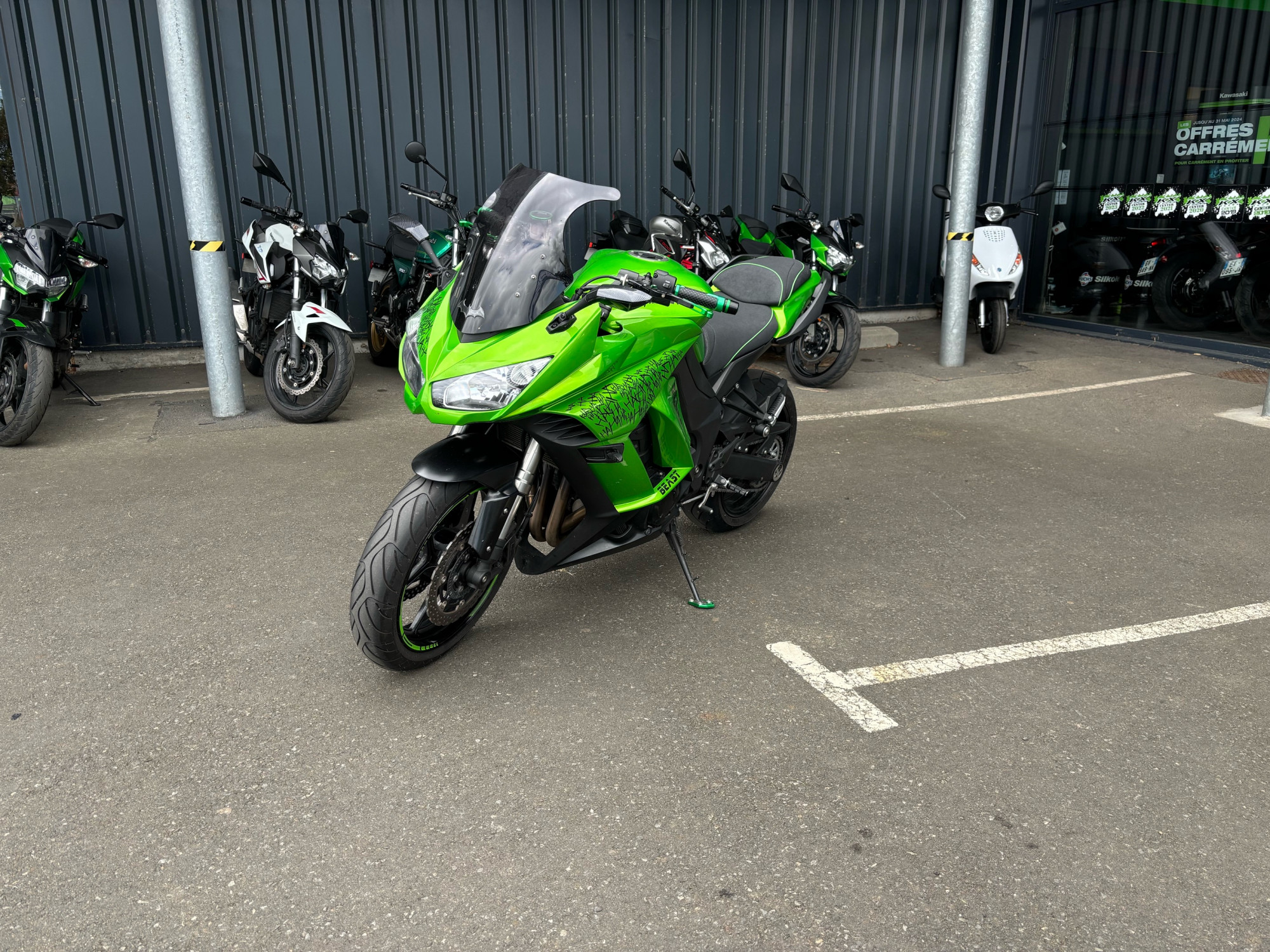 photo de KAWASAKI NINJA 1000 SX 1000 occasion de couleur  en vente à Tregueux n°2