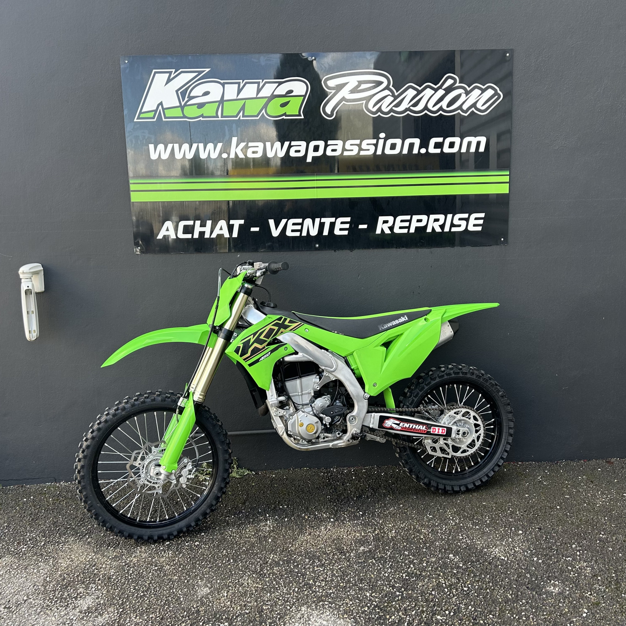 photo de KAWASAKI KX450F CROSS 450 occasion de couleur  en vente à Ales n°2