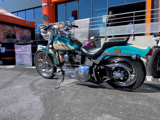 photo de HARLEY DAVIDSON SOFTAIL SPRINGER 1340 CUSTOM  1340 occasion de couleur  en vente à St Leonard n°2