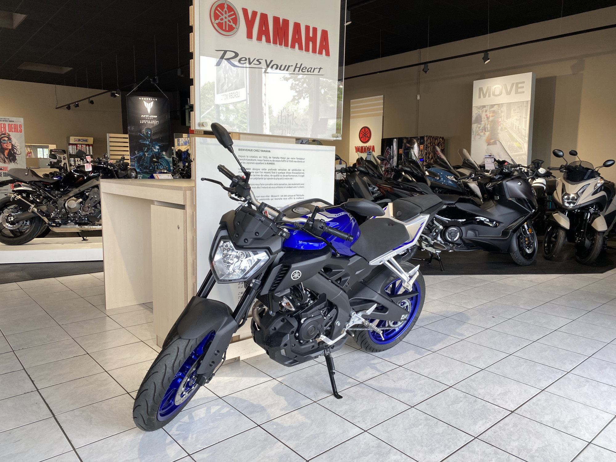 photo de YAMAHA MT-125 ABS 125 occasion de couleur  en vente à Coignieres n°1