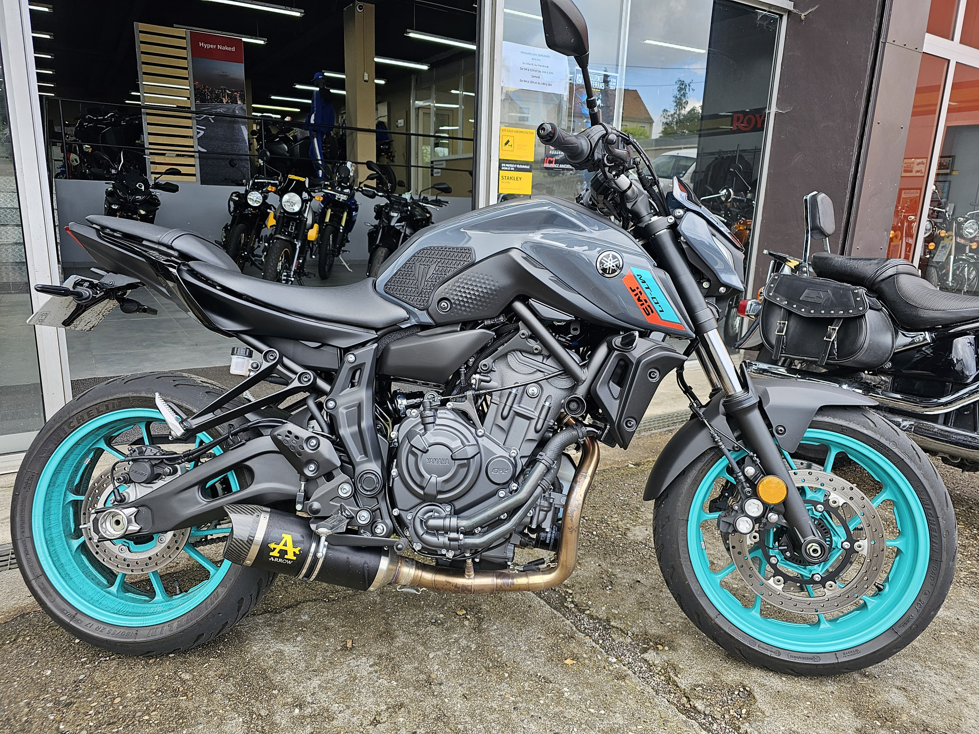 photo de YAMAHA MT-07 (47.5CV) 695 occasion de couleur  en vente à Cocheren n°2