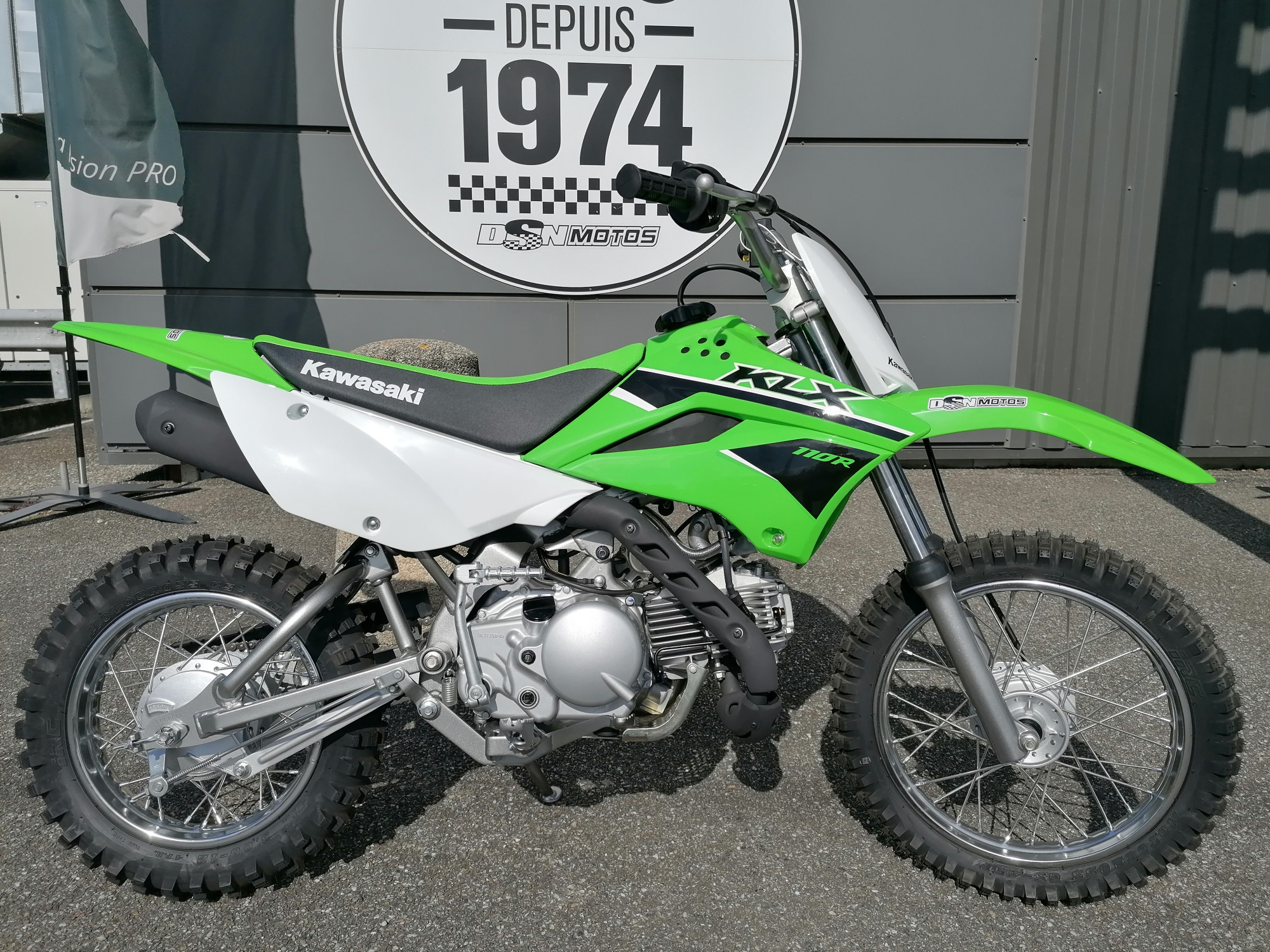 photo de KAWASAKI KLX 110 110 occasion de couleur  en vente à Marmande n°1