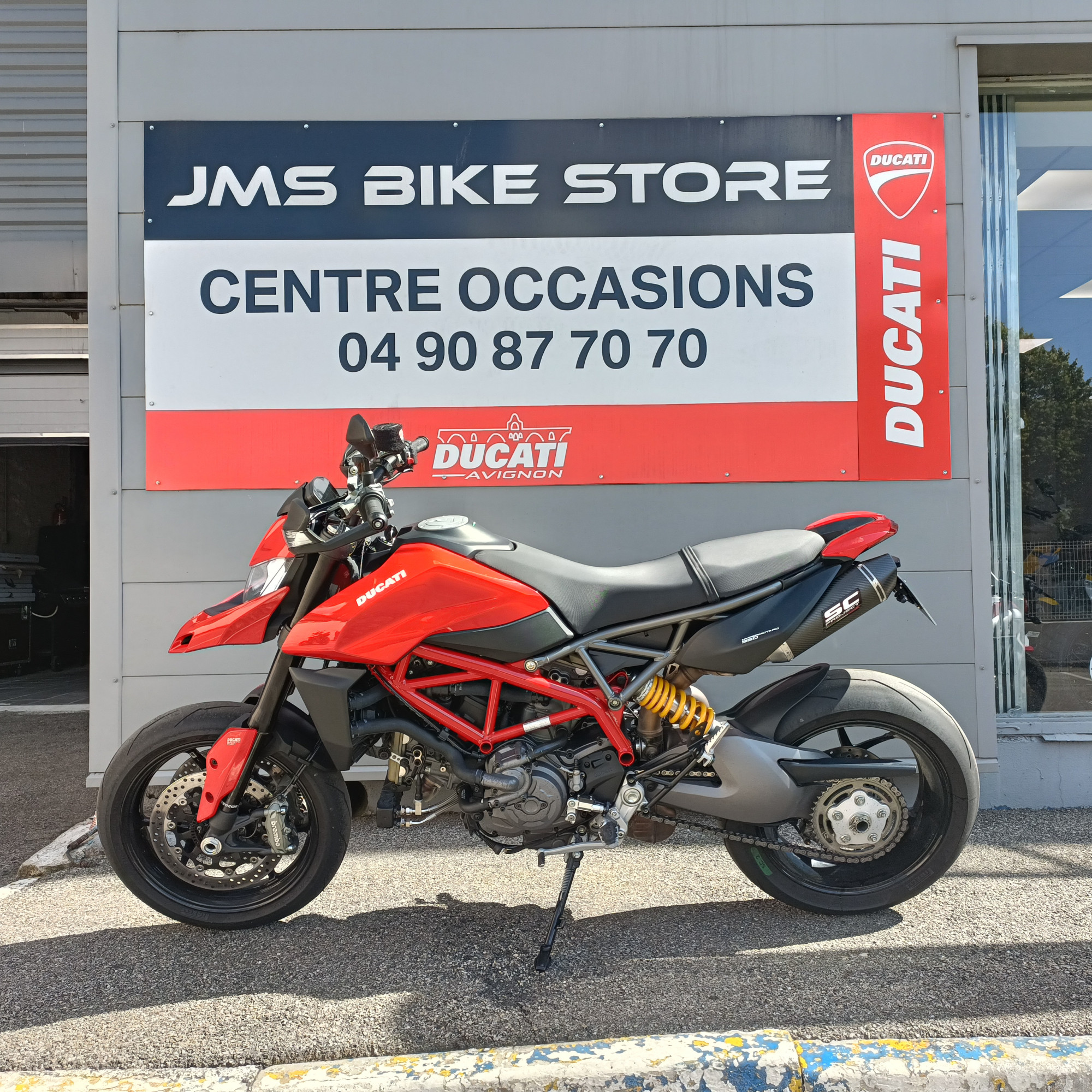 photo de DUCATI HYPERMOTARD 937 occasion de couleur  en vente à Avignon n°2