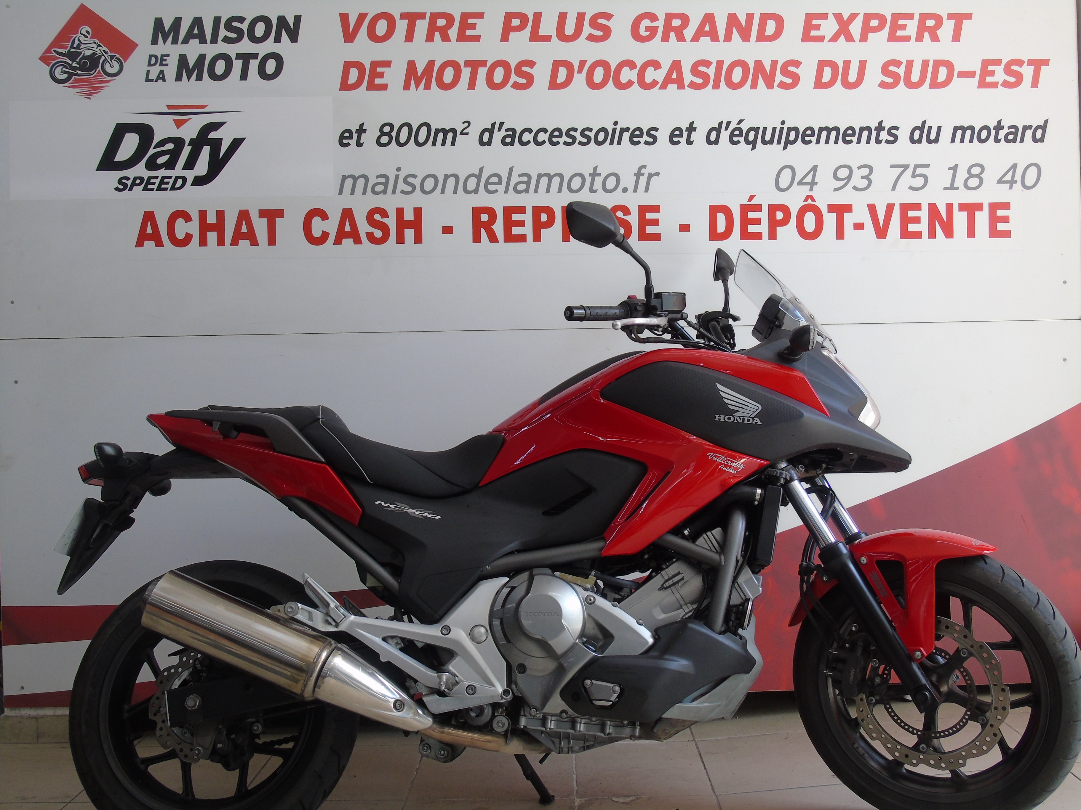 photo de HONDA NC 700 DCT  ABS 700 occasion de couleur  en vente à Mougins n°1