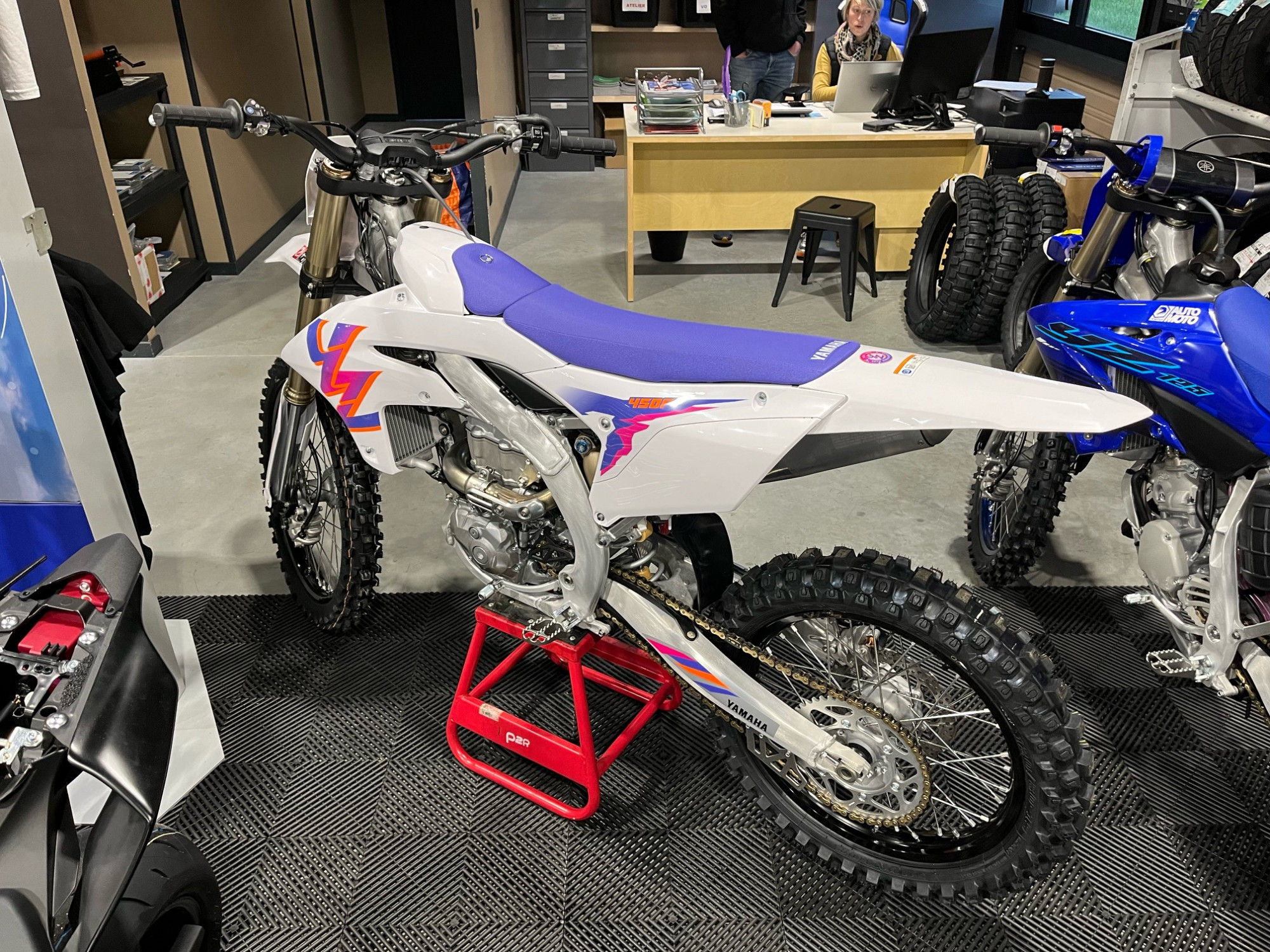 photo de YAMAHA YZ450F 450 occasion de couleur  en vente à St Thuriau n°2