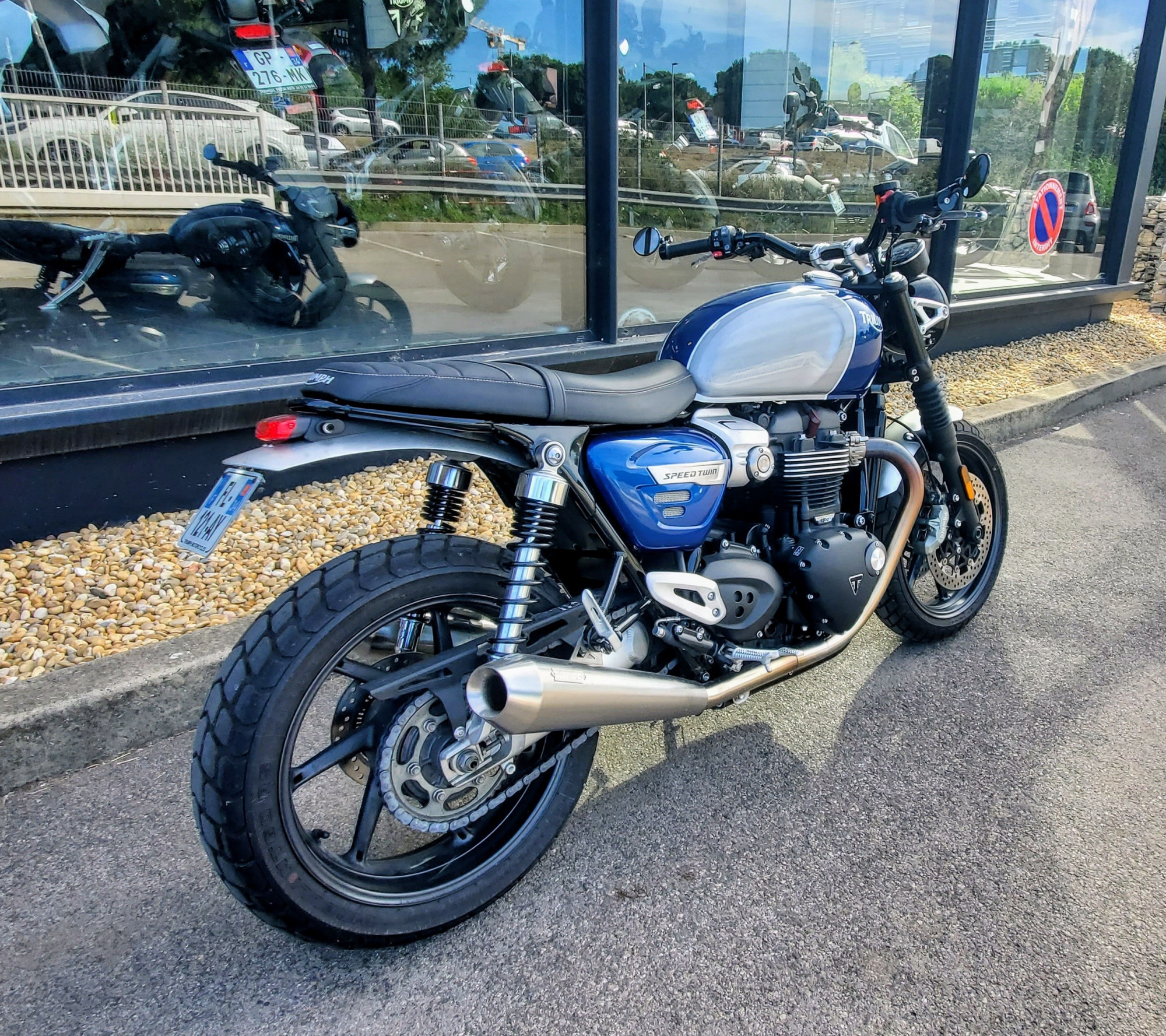 photo de TRIUMPH SPEED TWIN 1200 1200 occasion de couleur  en vente à Montpellier n°3