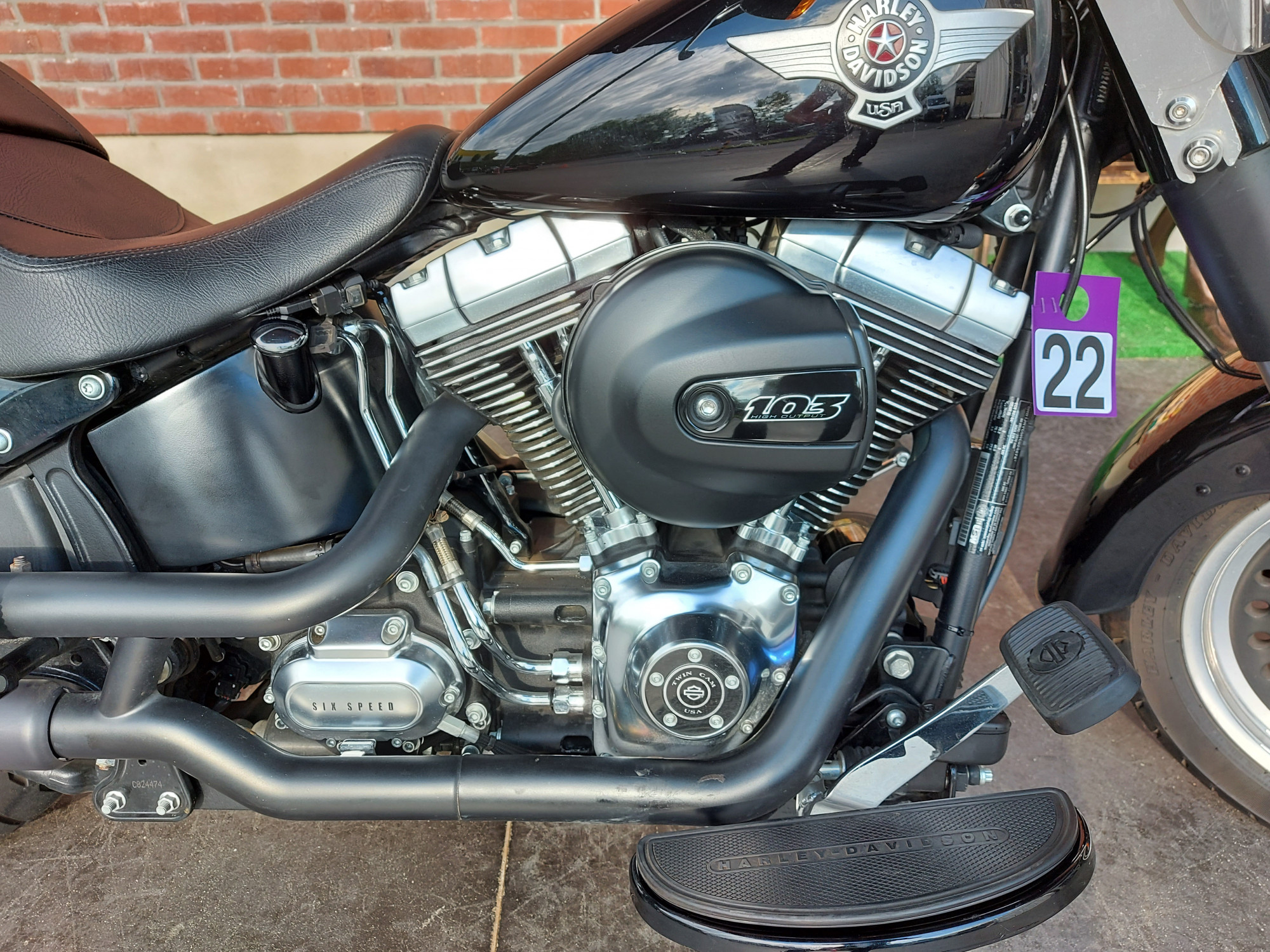 photo de HARLEY DAVIDSON SOFTAIL FAT BOY 1690 1690 occasion de couleur  en vente   Villiers Sur Marne