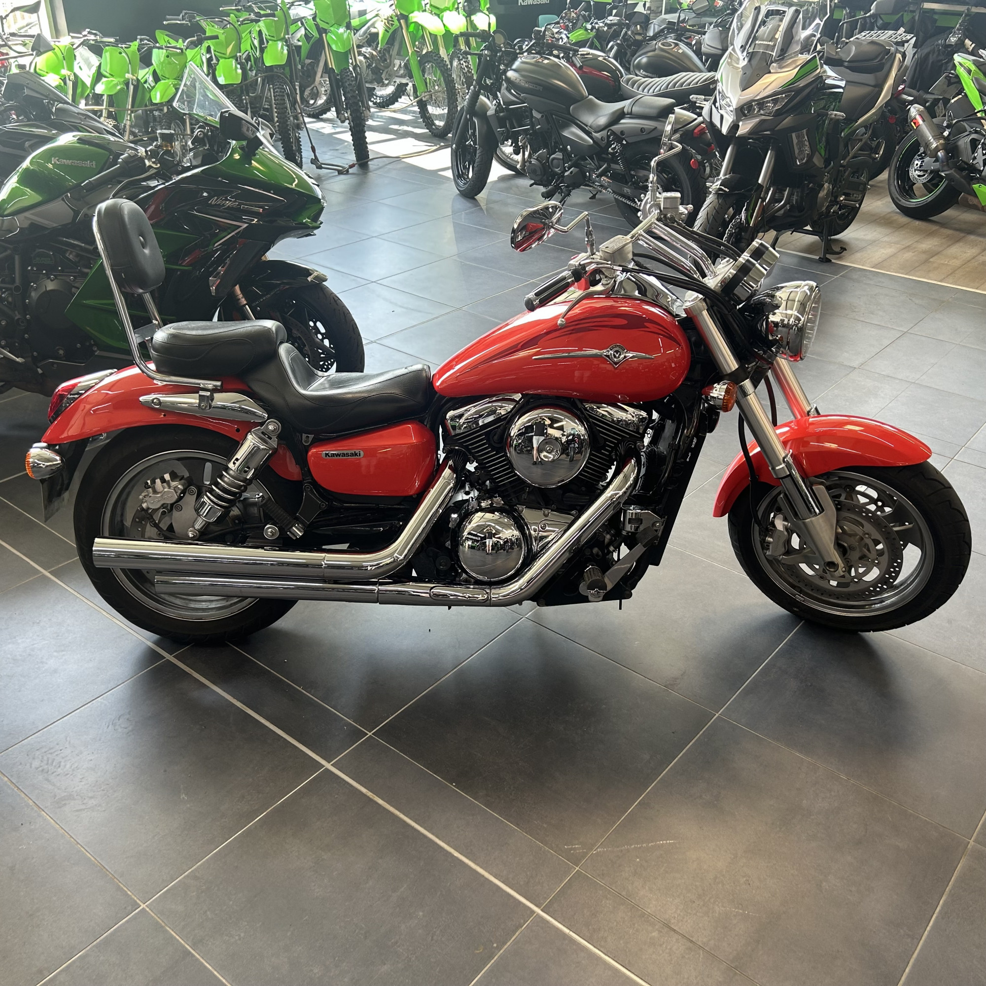 photo de KAWASAKI MEAN STREAK 1600 occasion de couleur  en vente à Ales n°2