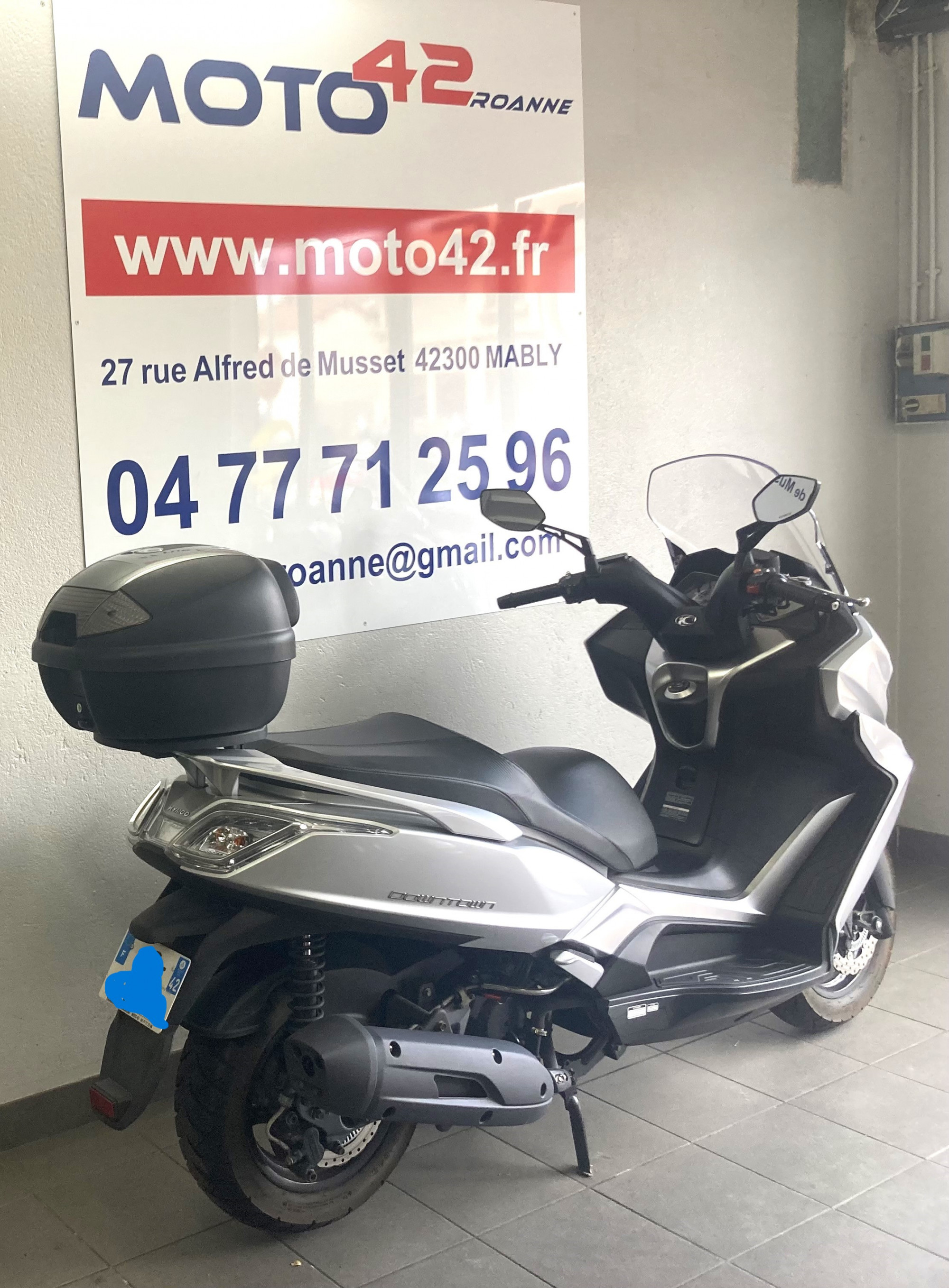 photo de KYMCO DOWNTOWN 125 125 occasion de couleur  en vente   Mably