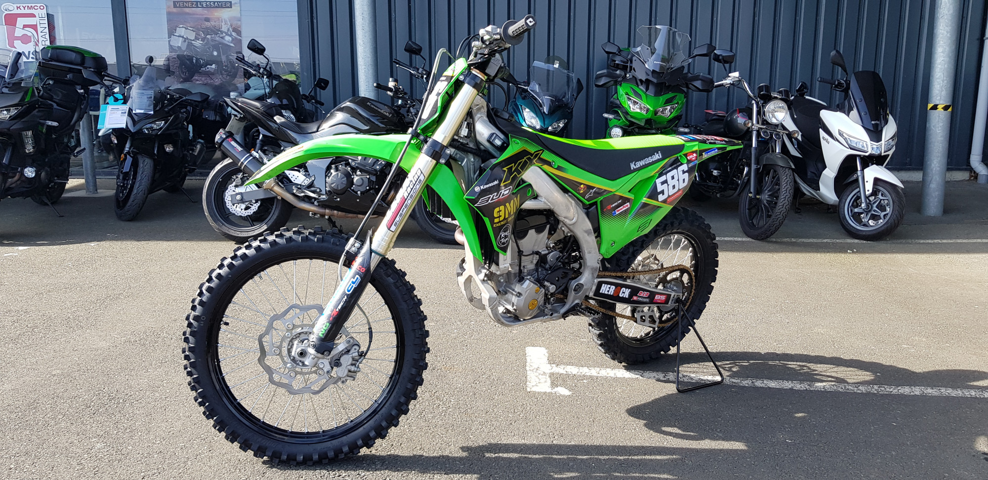 photo de KAWASAKI KX250F CROSS 250 occasion de couleur  en vente à Tregueux n°2