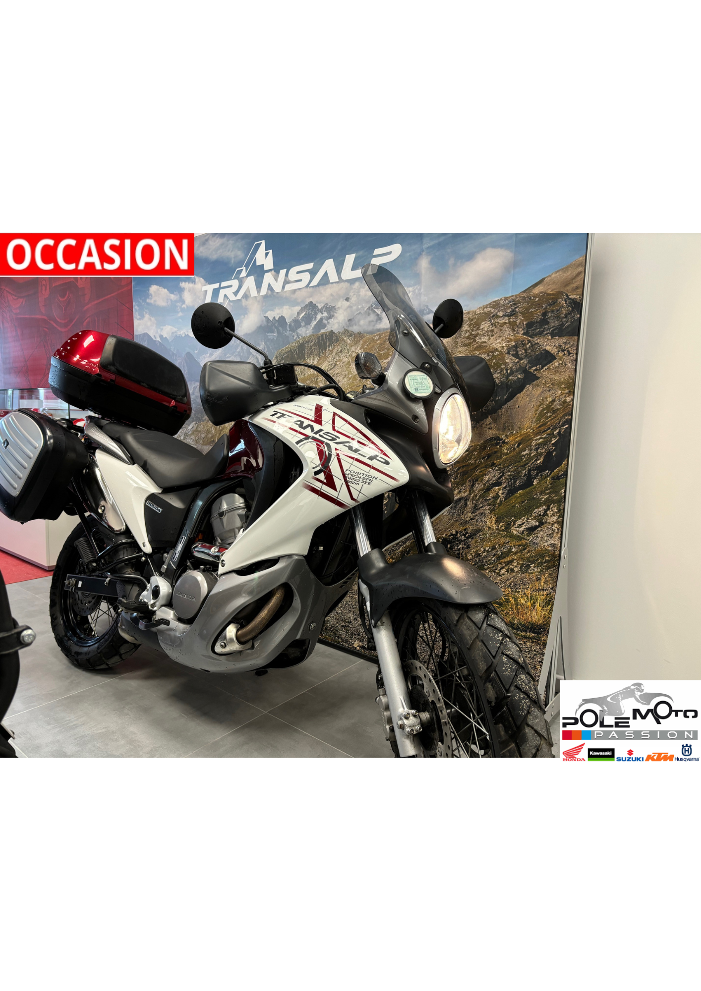 photo de HONDA TRANSALP 700 ABS 700 occasion de couleur  en vente à Carcassonne n°1