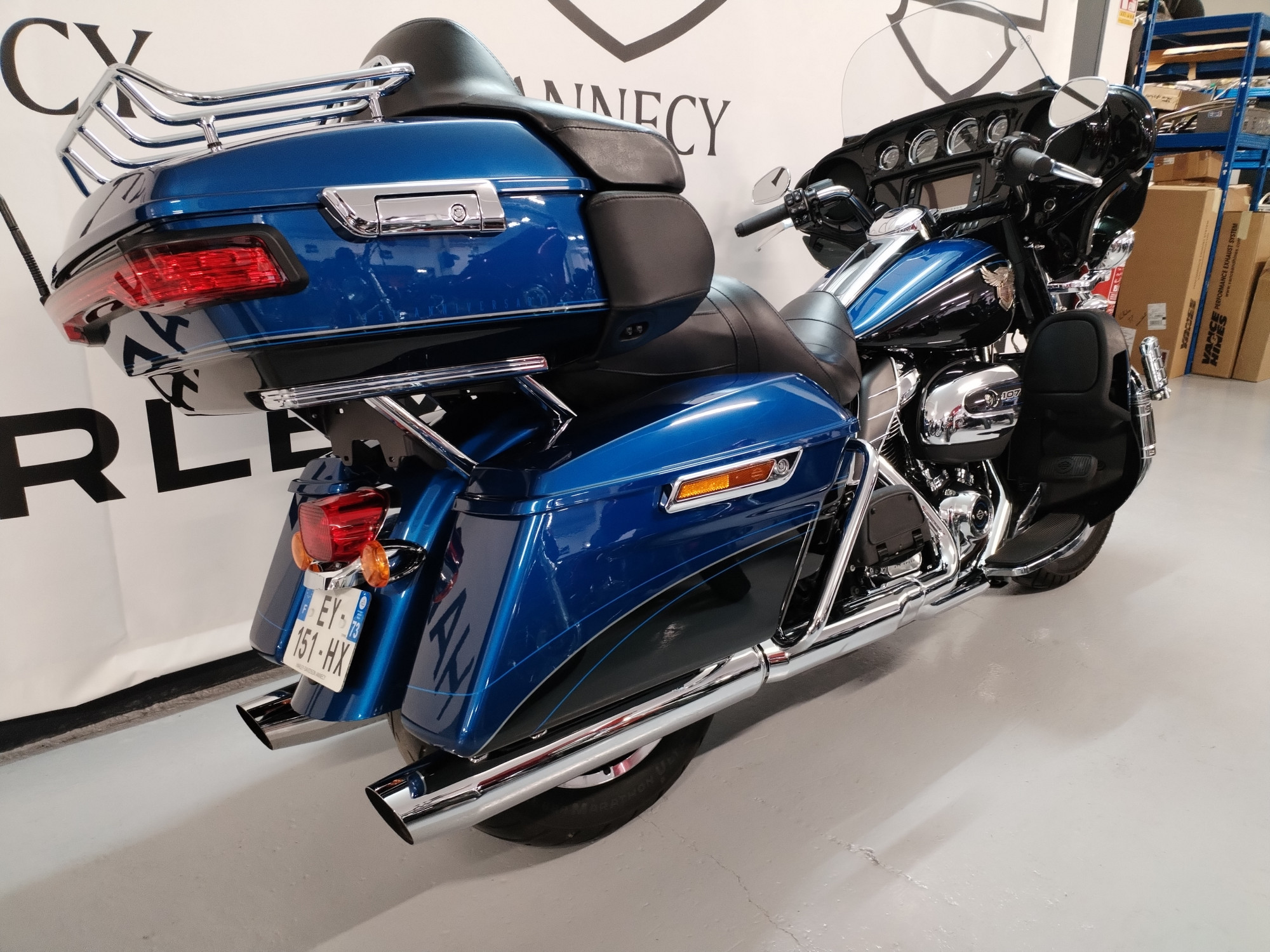 photo de HARLEY DAVIDSON TOURING ELECTRA GLIDE 1745 ULTRA 1745 occasion de couleur  en vente à Seynod n°3