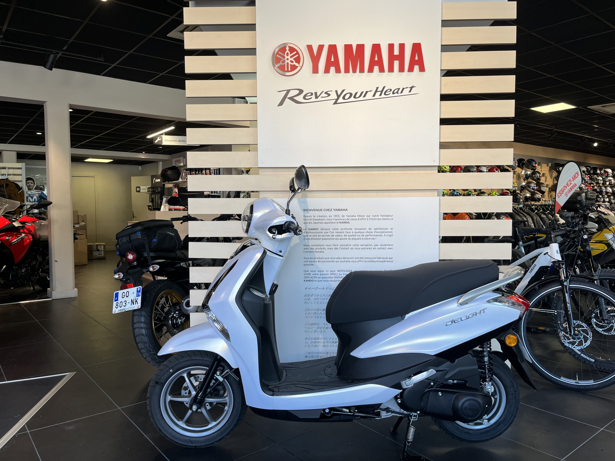 photo de YAMAHA D'ELIGHT 125 occasion de couleur  en vente à Voglans n°2