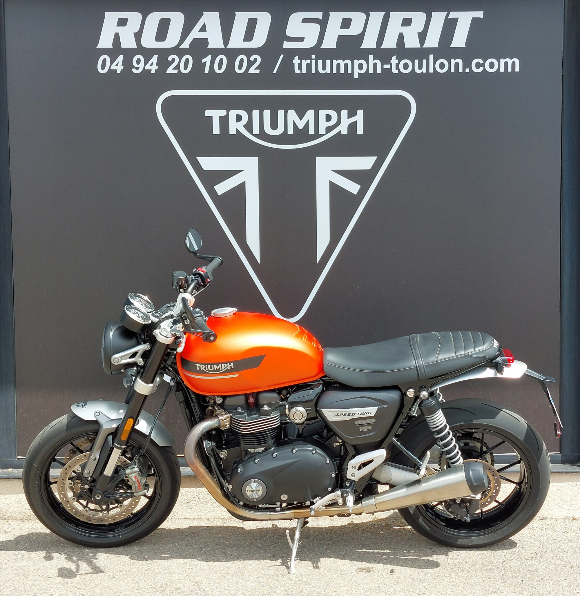 photo de TRIUMPH SPEED TWIN 1200 1200 occasion de couleur  en vente à Ollioules n°1