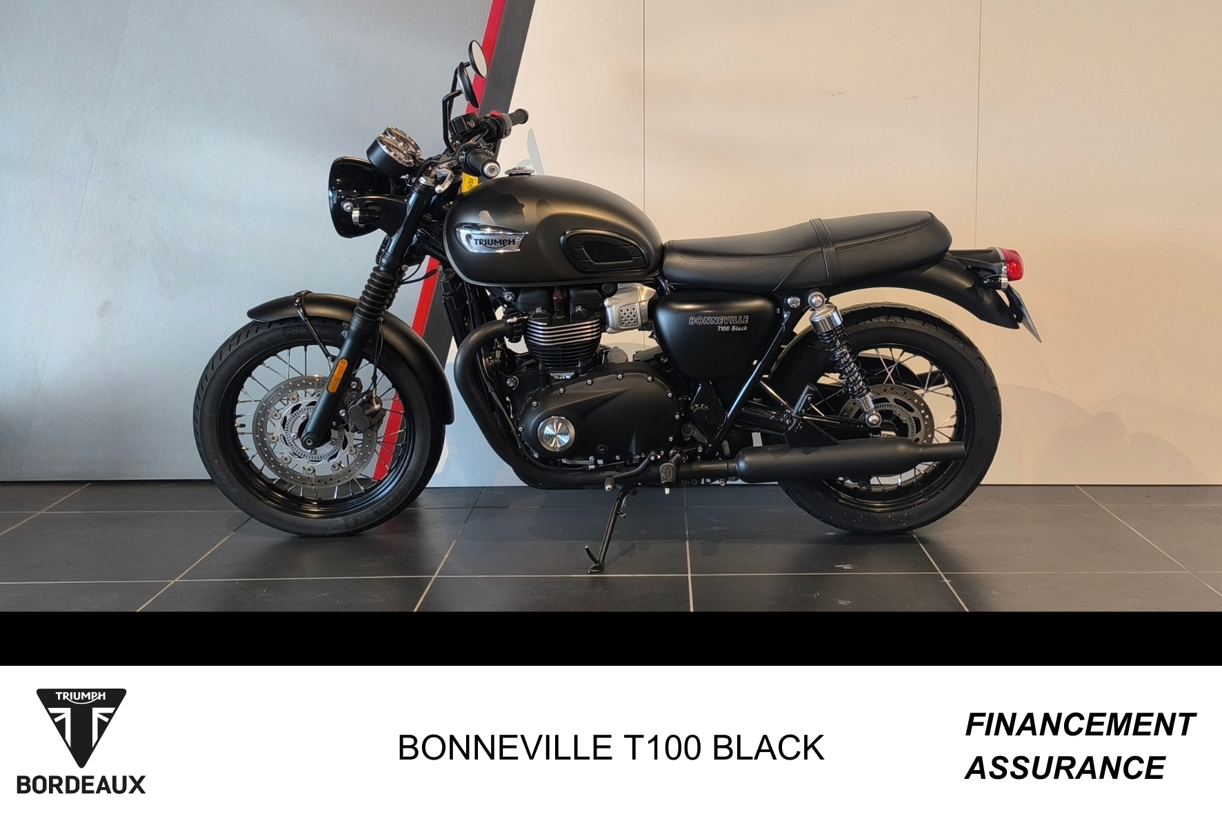 photo de TRIUMPH BONNEVILLE T100 900 900 occasion de couleur  en vente à Merignac n°1