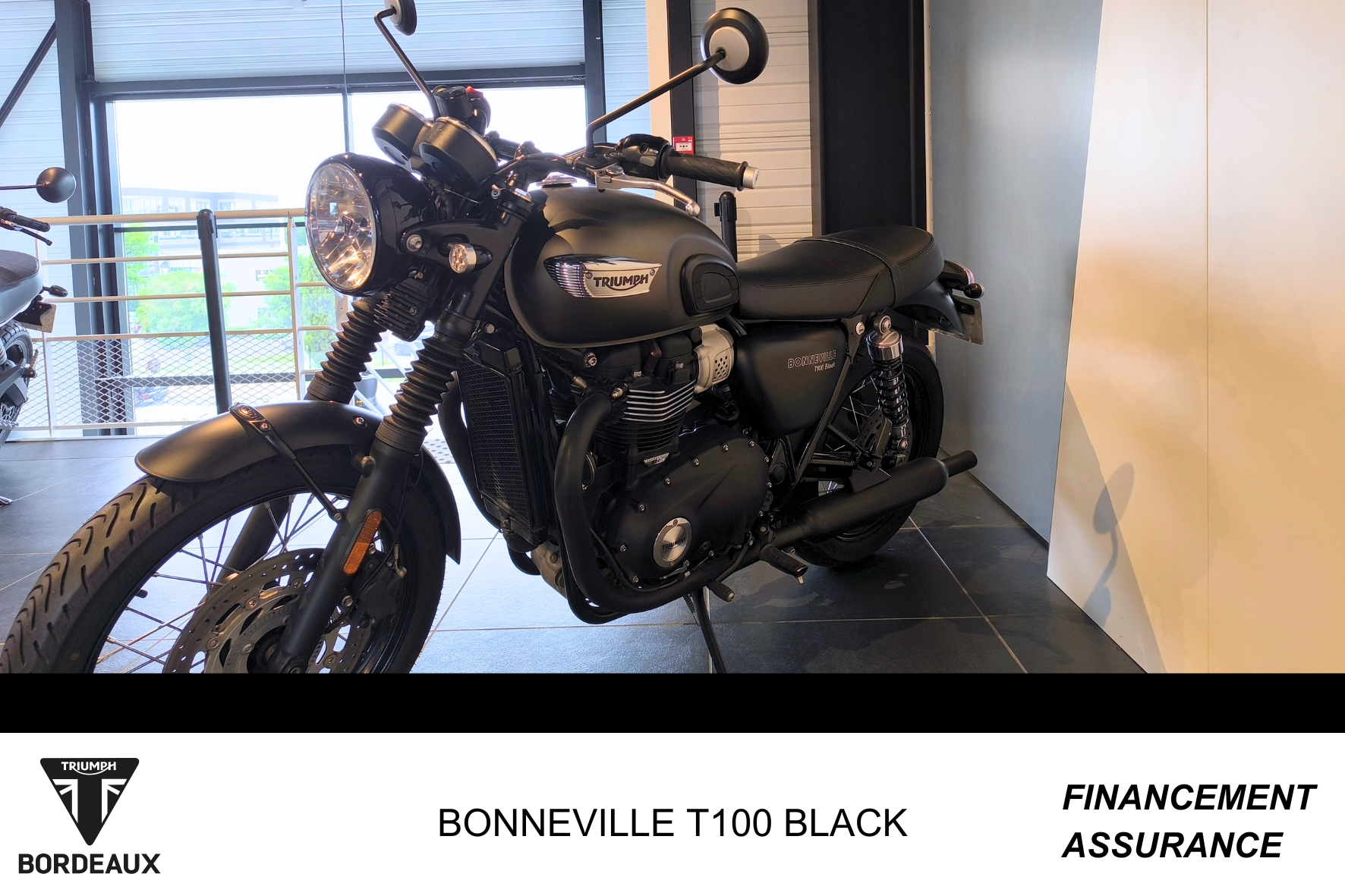 photo de TRIUMPH BONNEVILLE T100 900 900 occasion de couleur  en vente à Merignac n°2