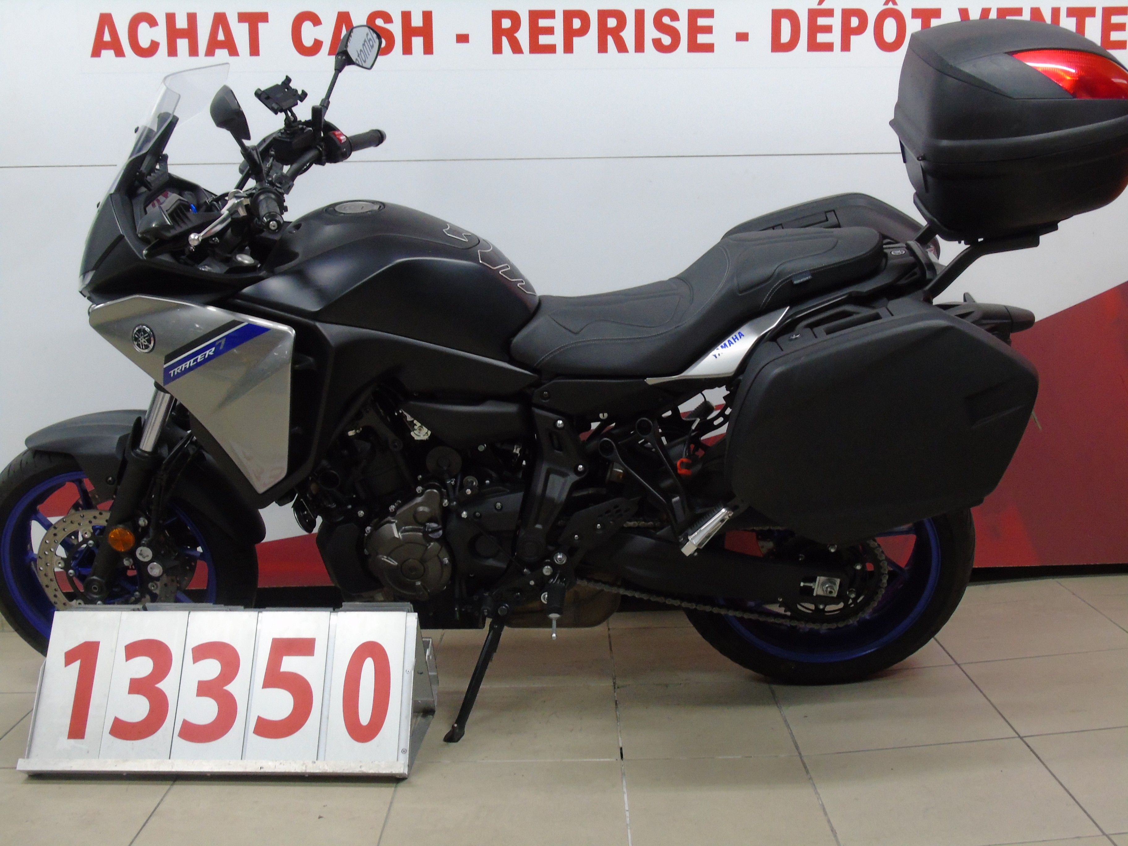 photo de YAMAHA MT 07 TRACER GT BRIDE A2 700 occasion de couleur  en vente à Mougins n°3