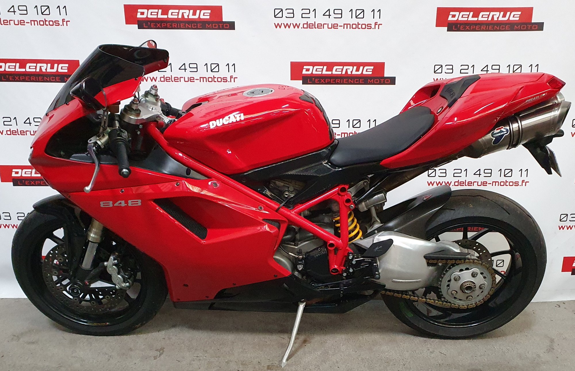 photo de DUCATI 848 848 occasion de couleur  en vente à Noyelles Sous Lens n°2