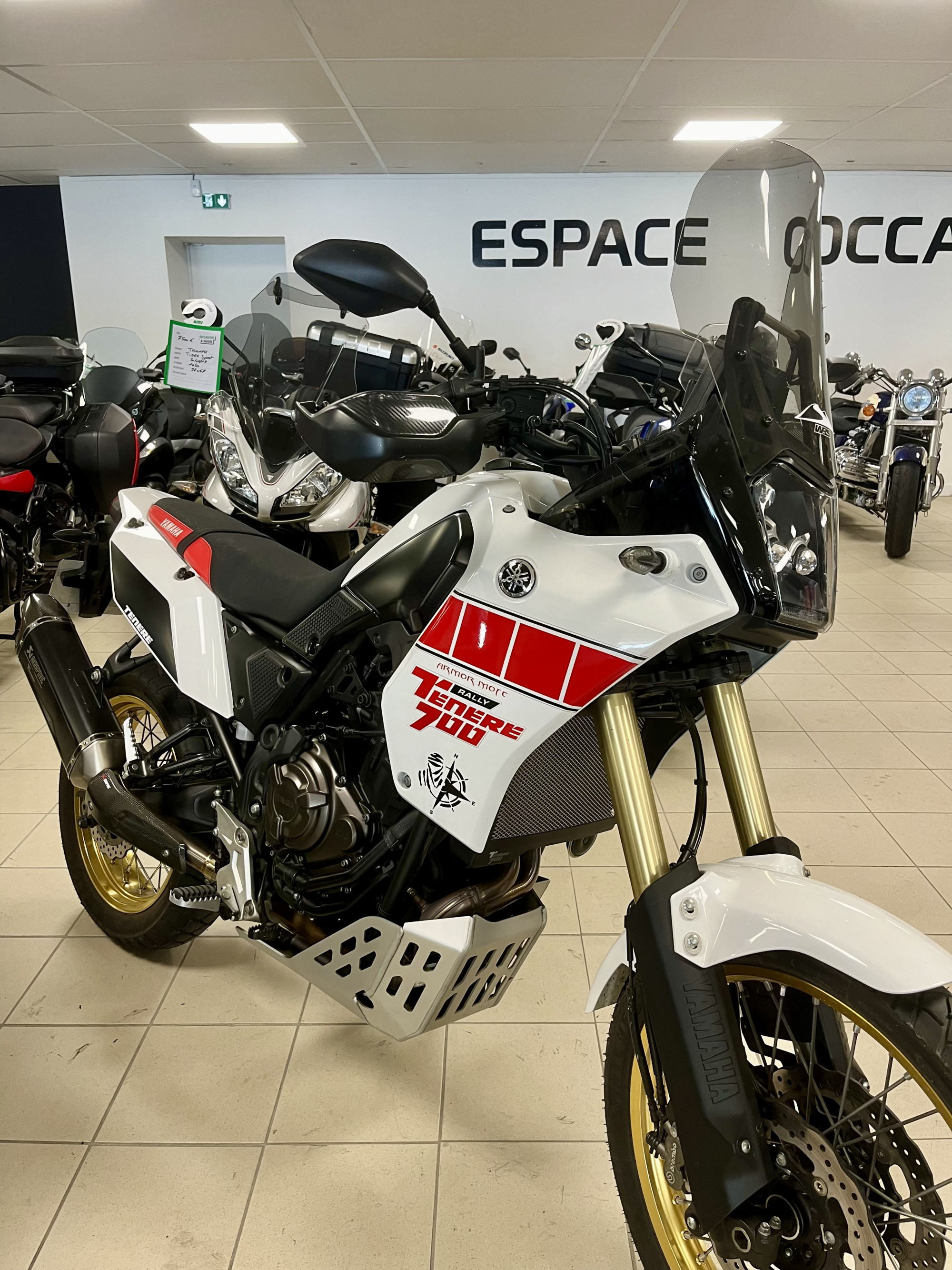 photo de YAMAHA TENERE 700 RALLY EDITION 690 occasion de couleur  en vente à Lanester n°3