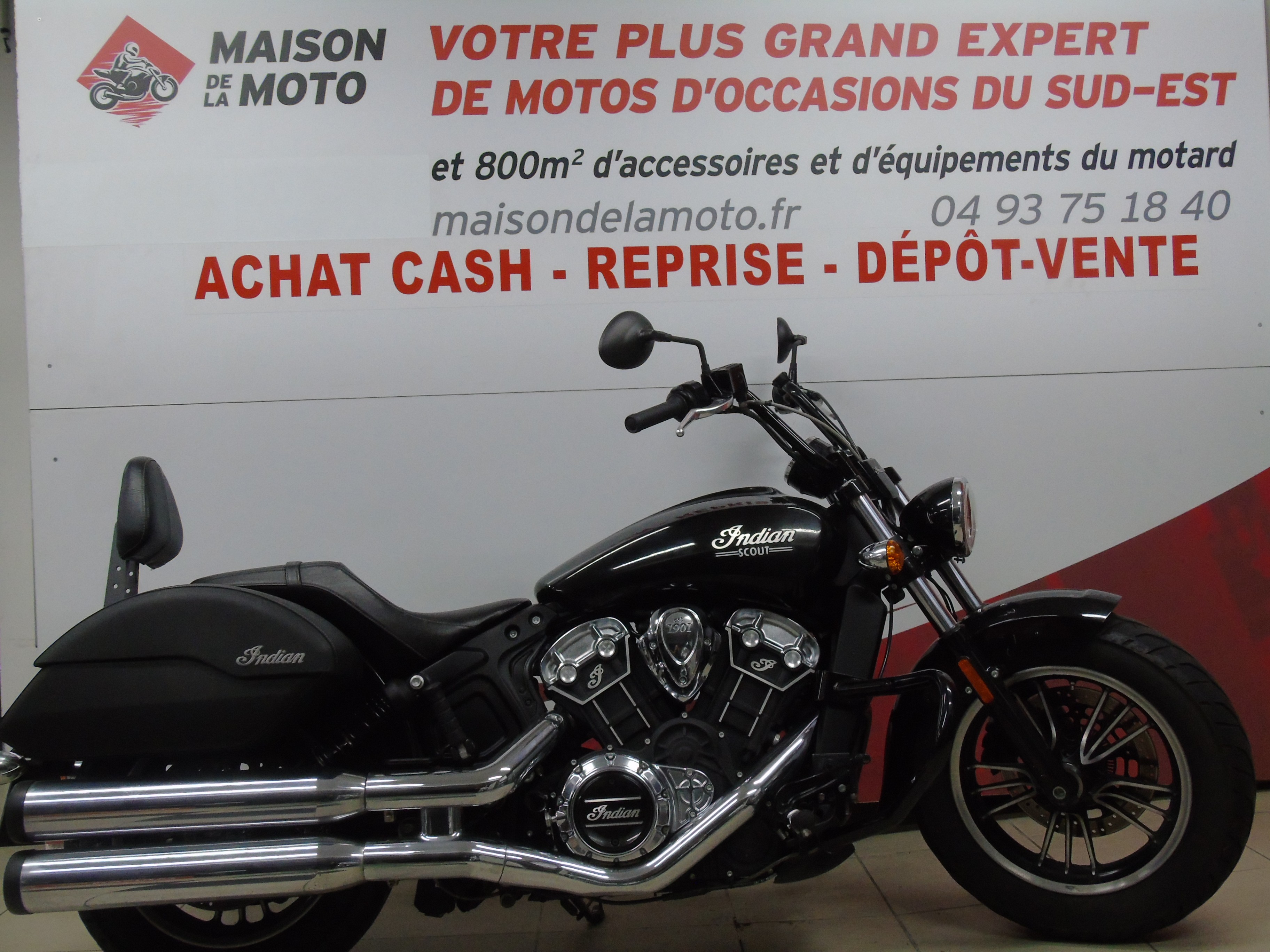 Annonce moto Indian SCOUT 1200 THUNDER BLACK BRIDE A