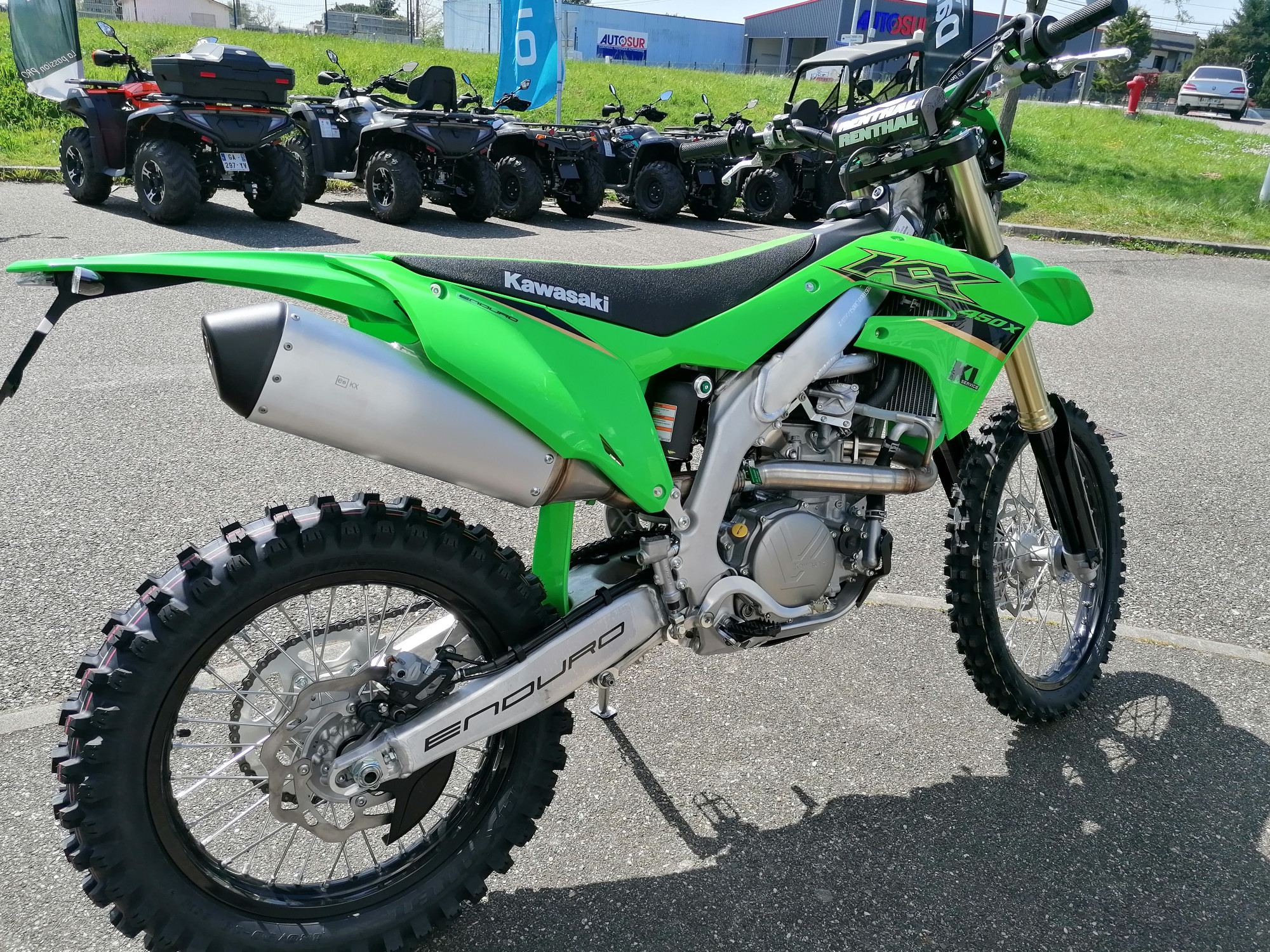 photo de KAWASAKI KX450F ENDURO 450 occasion de couleur  en vente à Marmande n°2