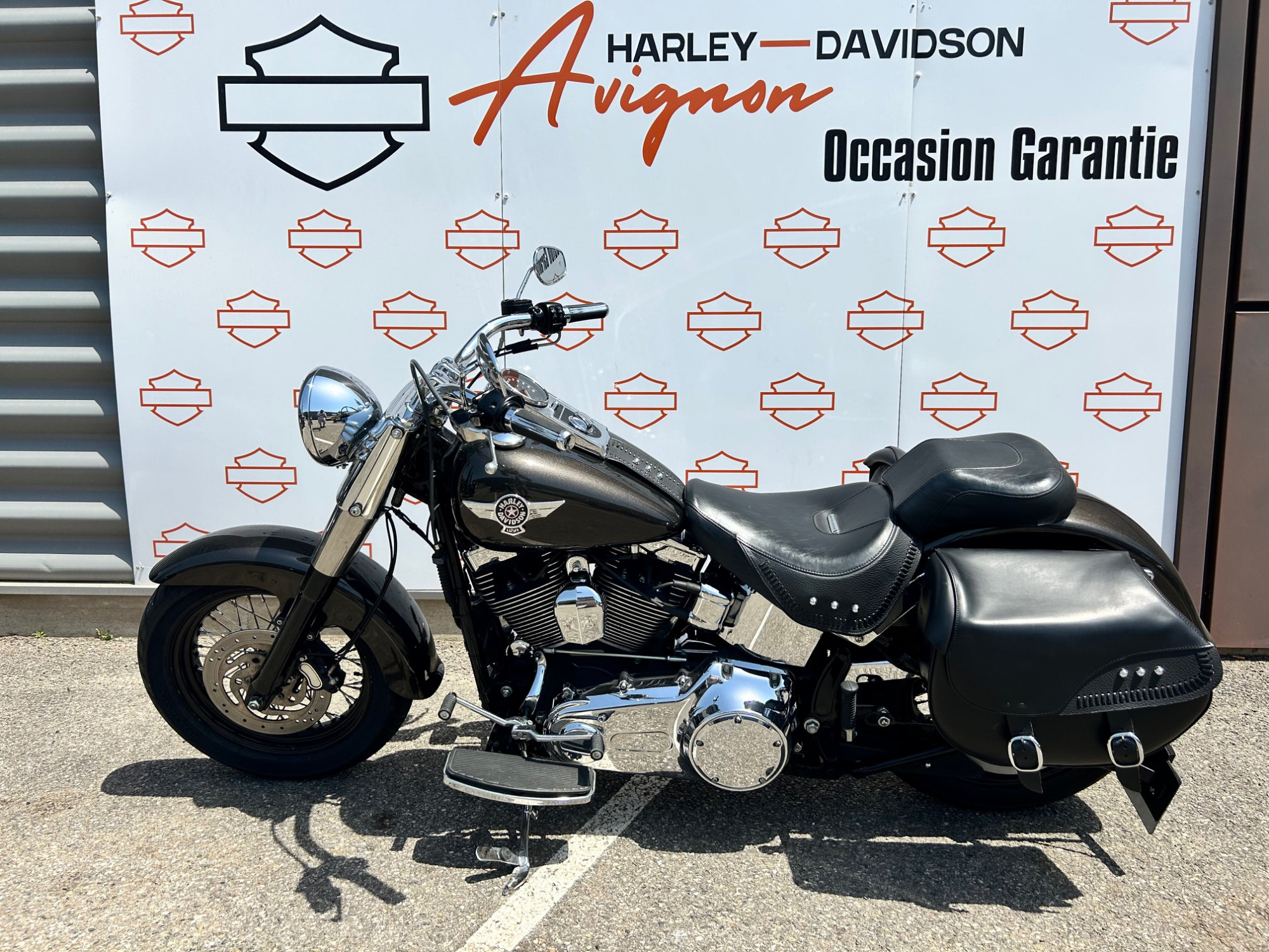 photo de HARLEY DAVIDSON SOFTAIL FAT BOY 1584 1584 occasion de couleur  en vente à Rochefort Du Gard n°2