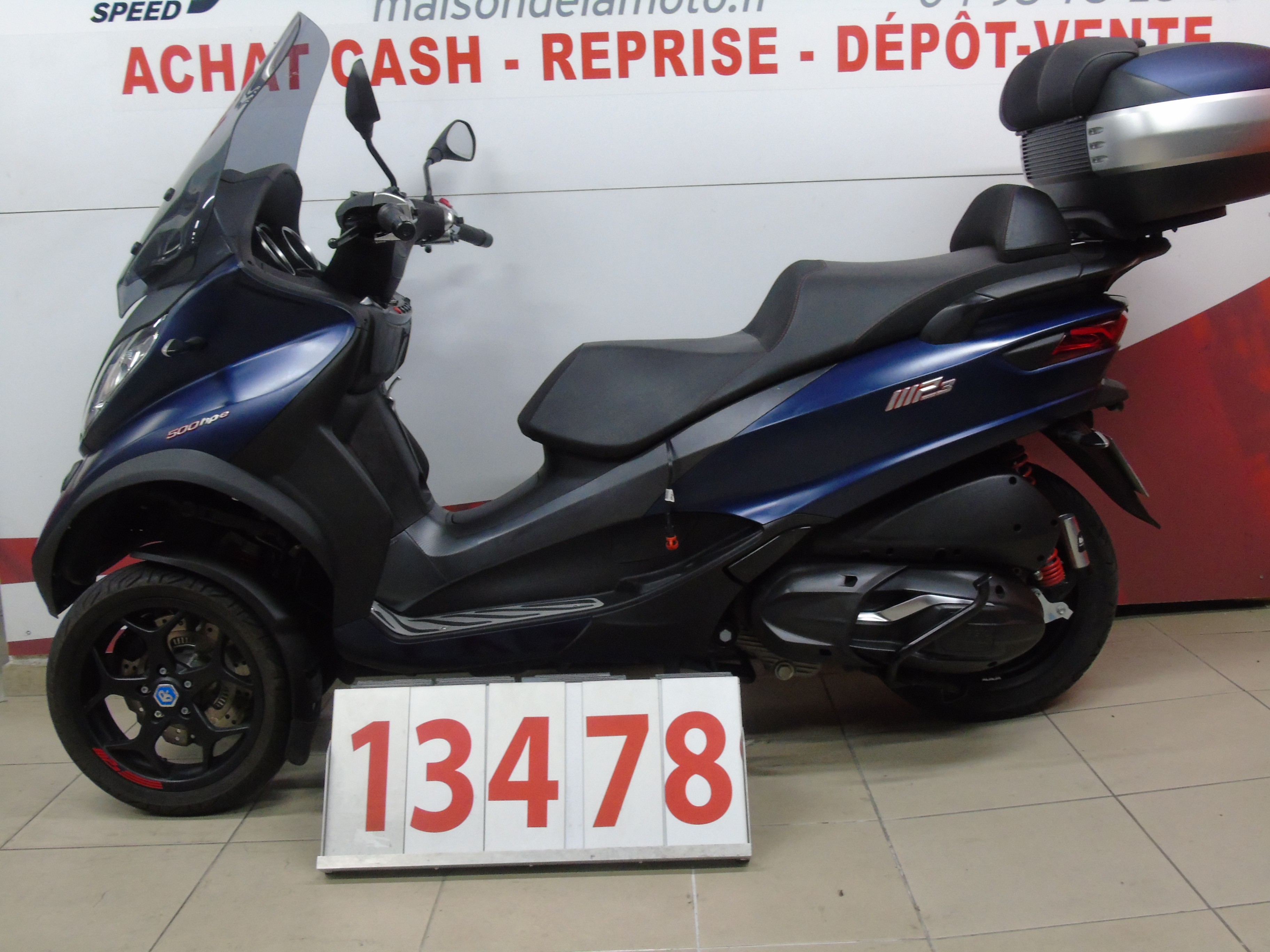 photo de PIAGGIO MP3 500 HPE SPORT ADVANCED 500 occasion de couleur  en vente à Mougins n°3