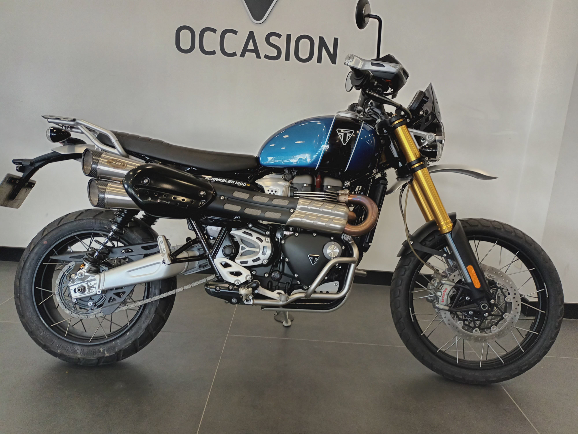 photo de TRIUMPH SCRAMBLER 1200 XE 1200 occasion de couleur  en vente à Le Kremlin Bicetre n°3