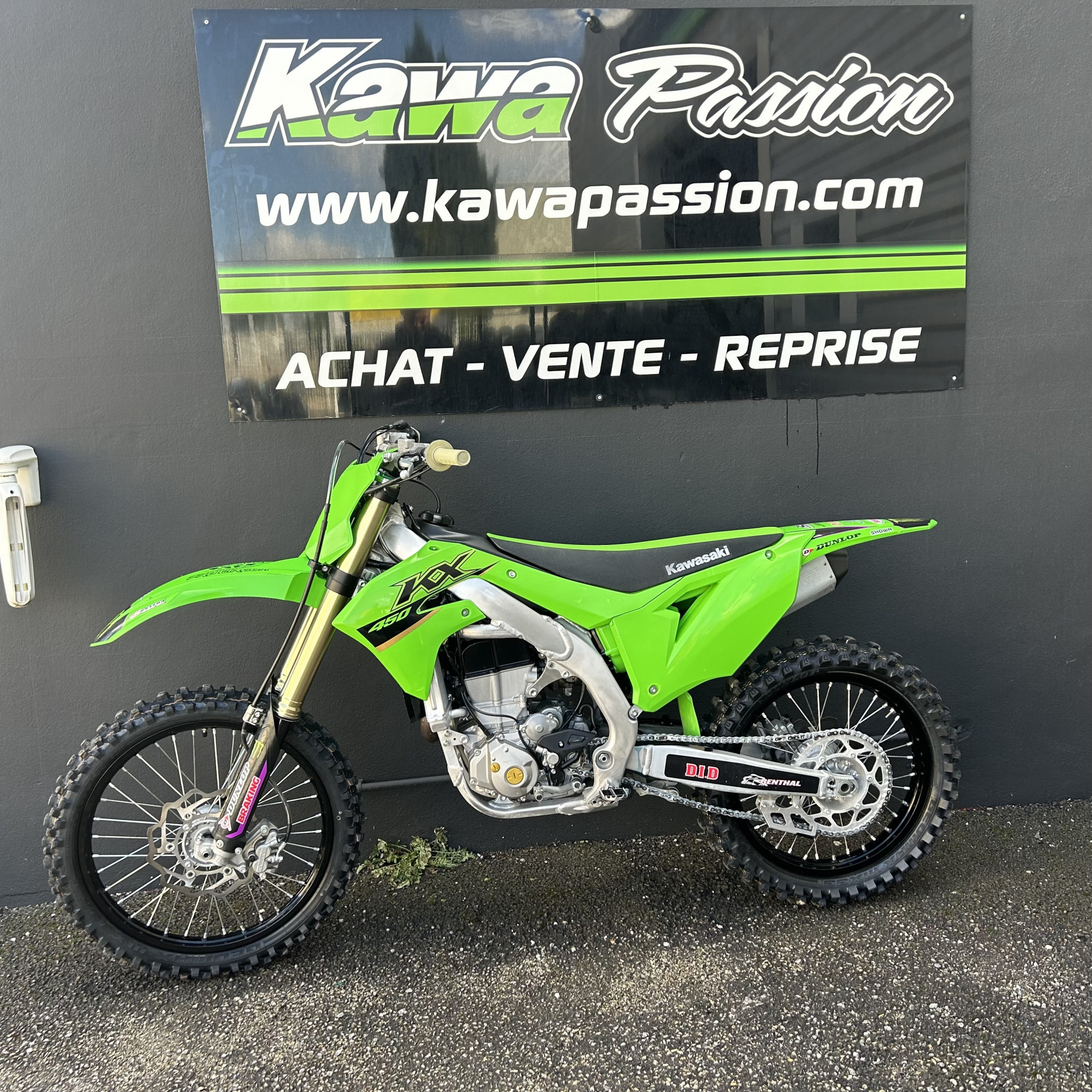 photo de KAWASAKI KX450F CROSS 450 occasion de couleur  en vente à Ales n°2