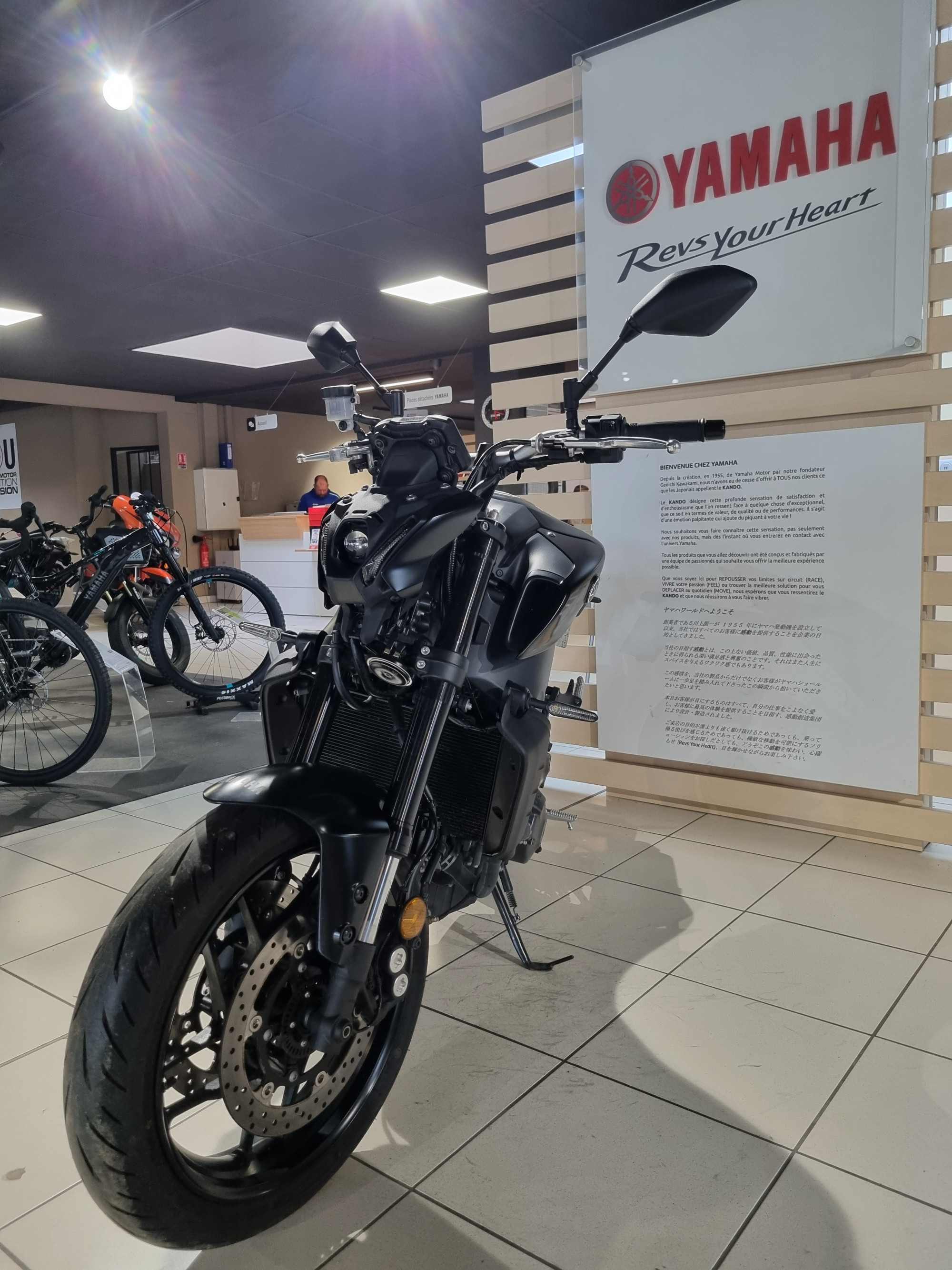 photo de YAMAHA MT 09 900 occasion de couleur  en vente   Orvault