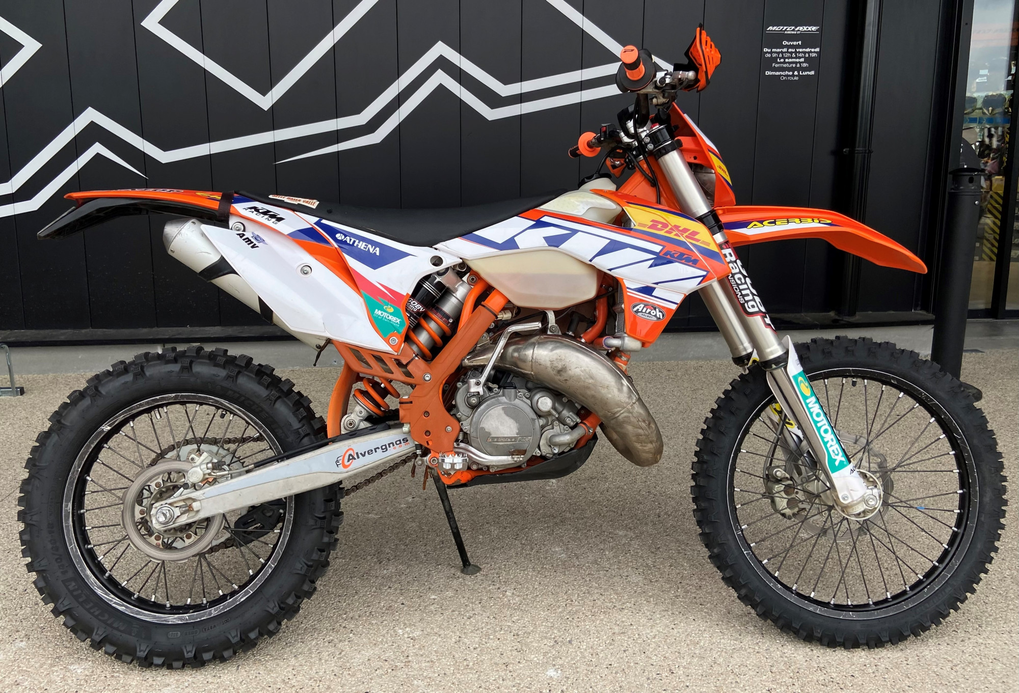 photo de KTM EXC 125 occasion de couleur  en vente à Aubenas n°2