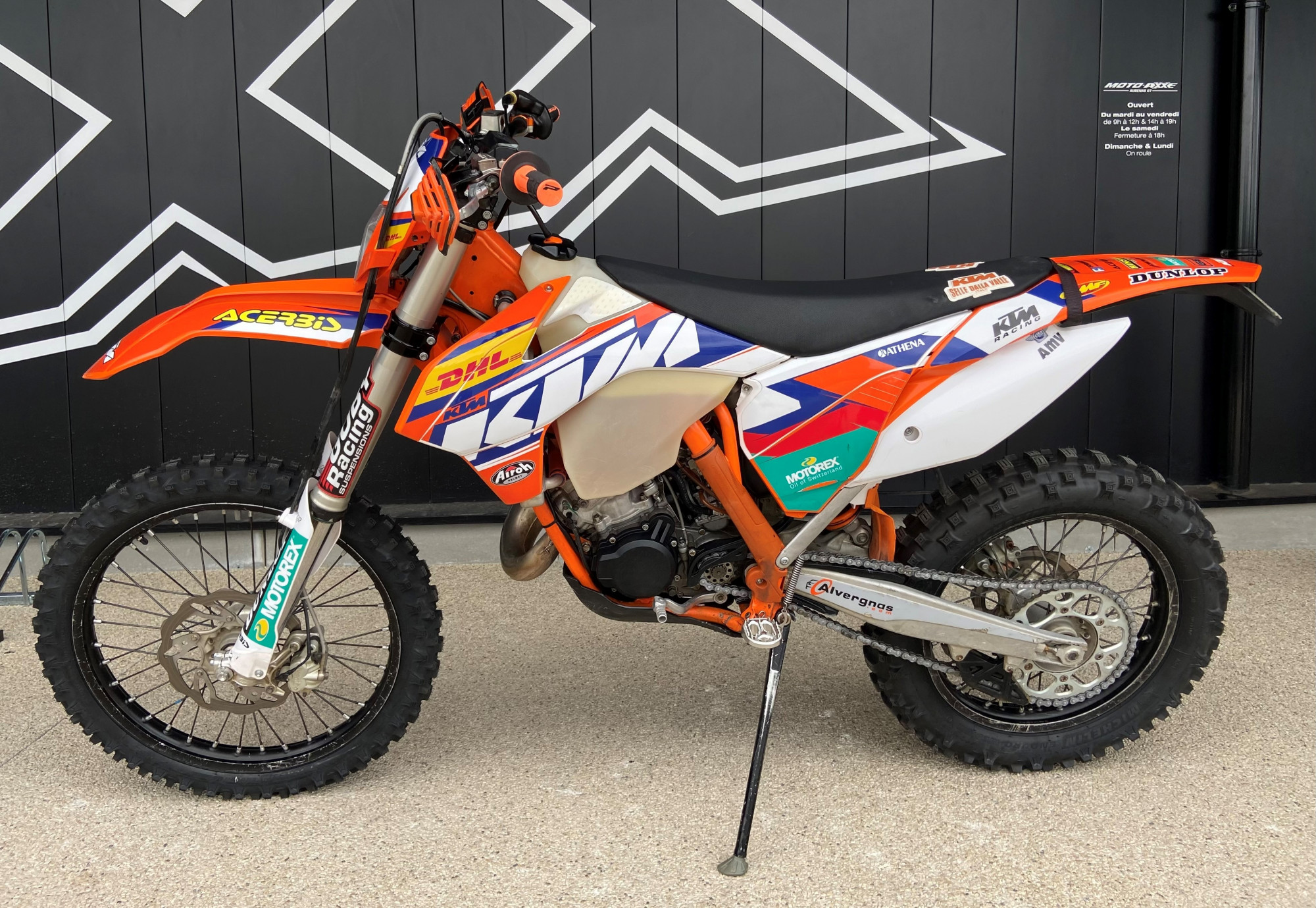 photo de KTM EXC 125 occasion de couleur  en vente à Aubenas n°3