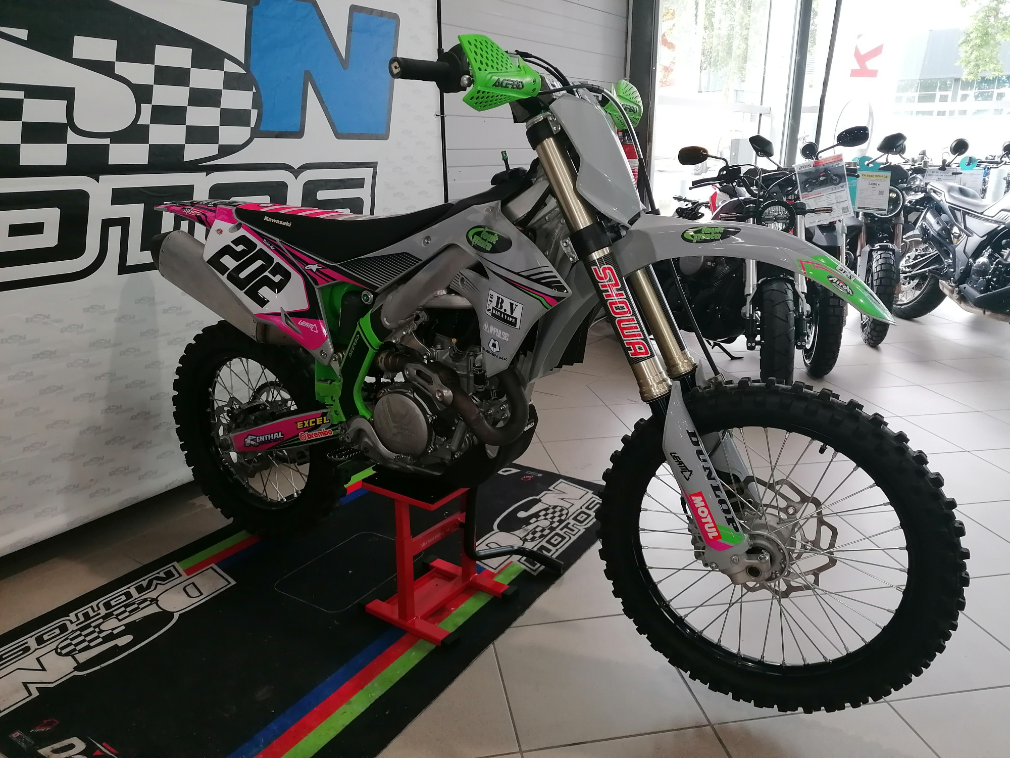 photo de KAWASAKI KX450F CROSS 450 occasion de couleur  en vente à Toulenne n°2