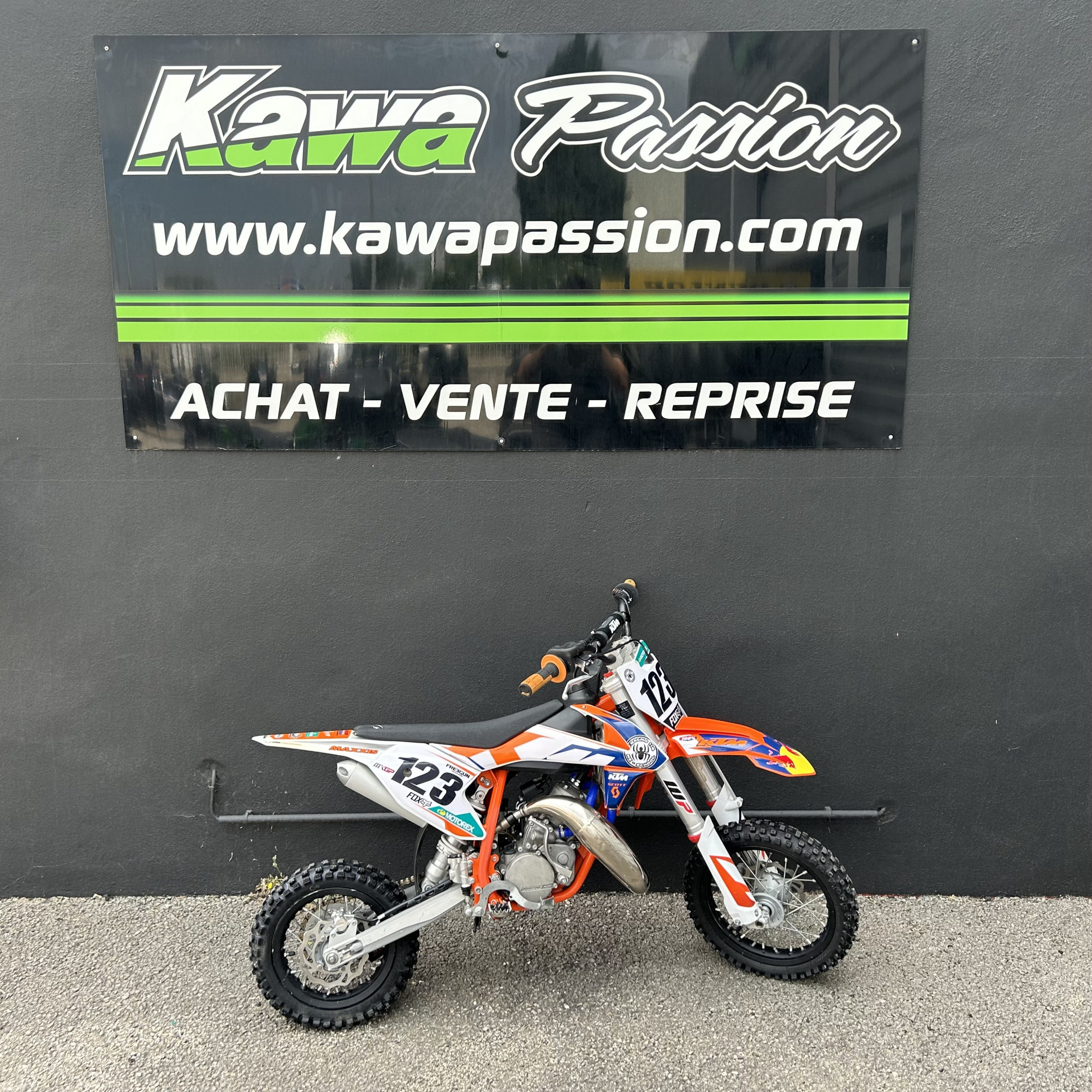 photo de KTM SX 50 MINI 50 occasion de couleur  en vente à Ales n°2