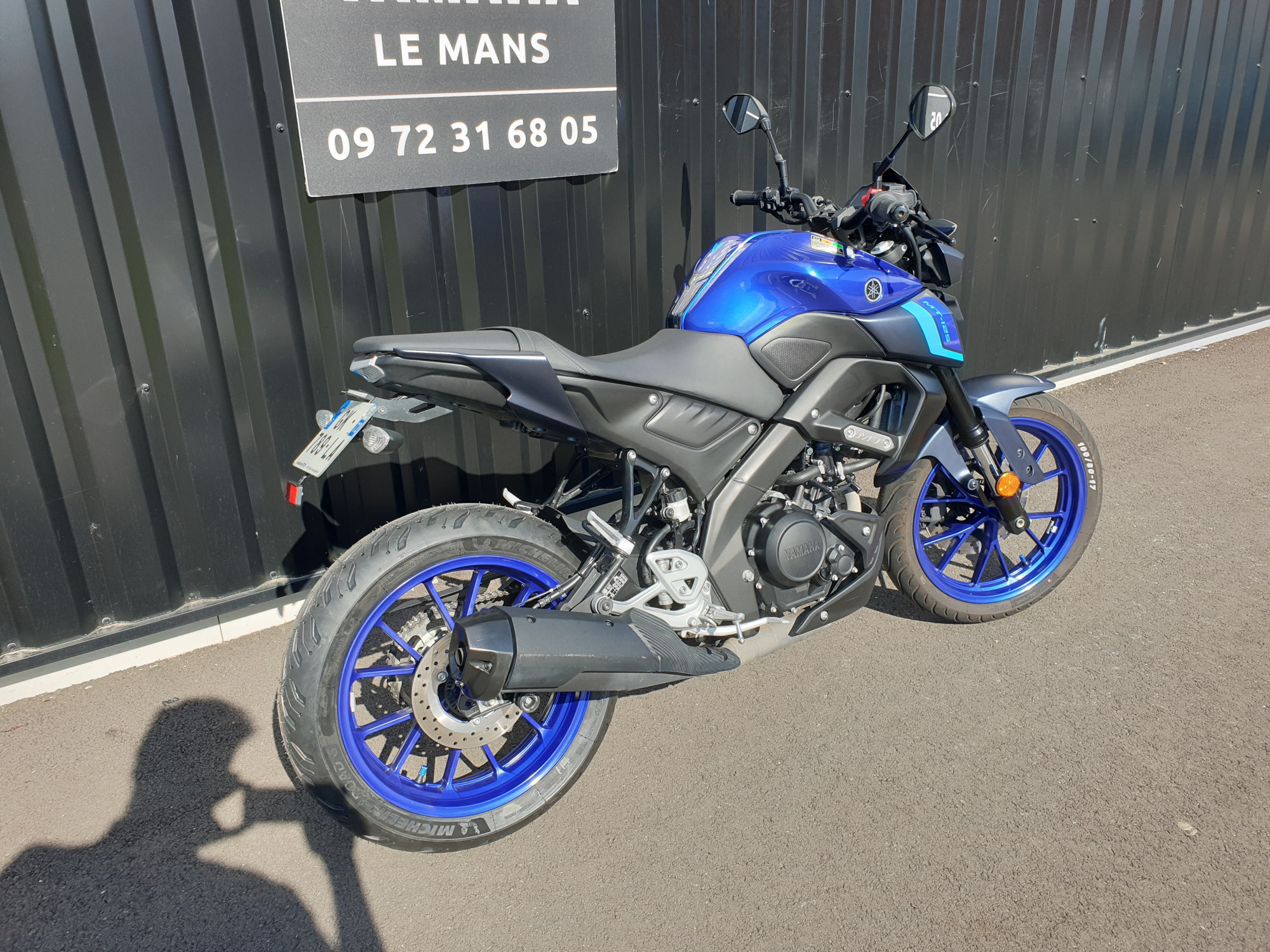 photo de YAMAHA MT-125 ABS 125 occasion de couleur  en vente à Ruaudin n°2