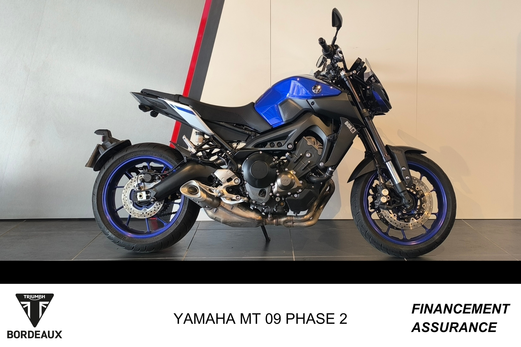 photo de YAMAHA MT-09 850 occasion de couleur  en vente à Merignac n°2