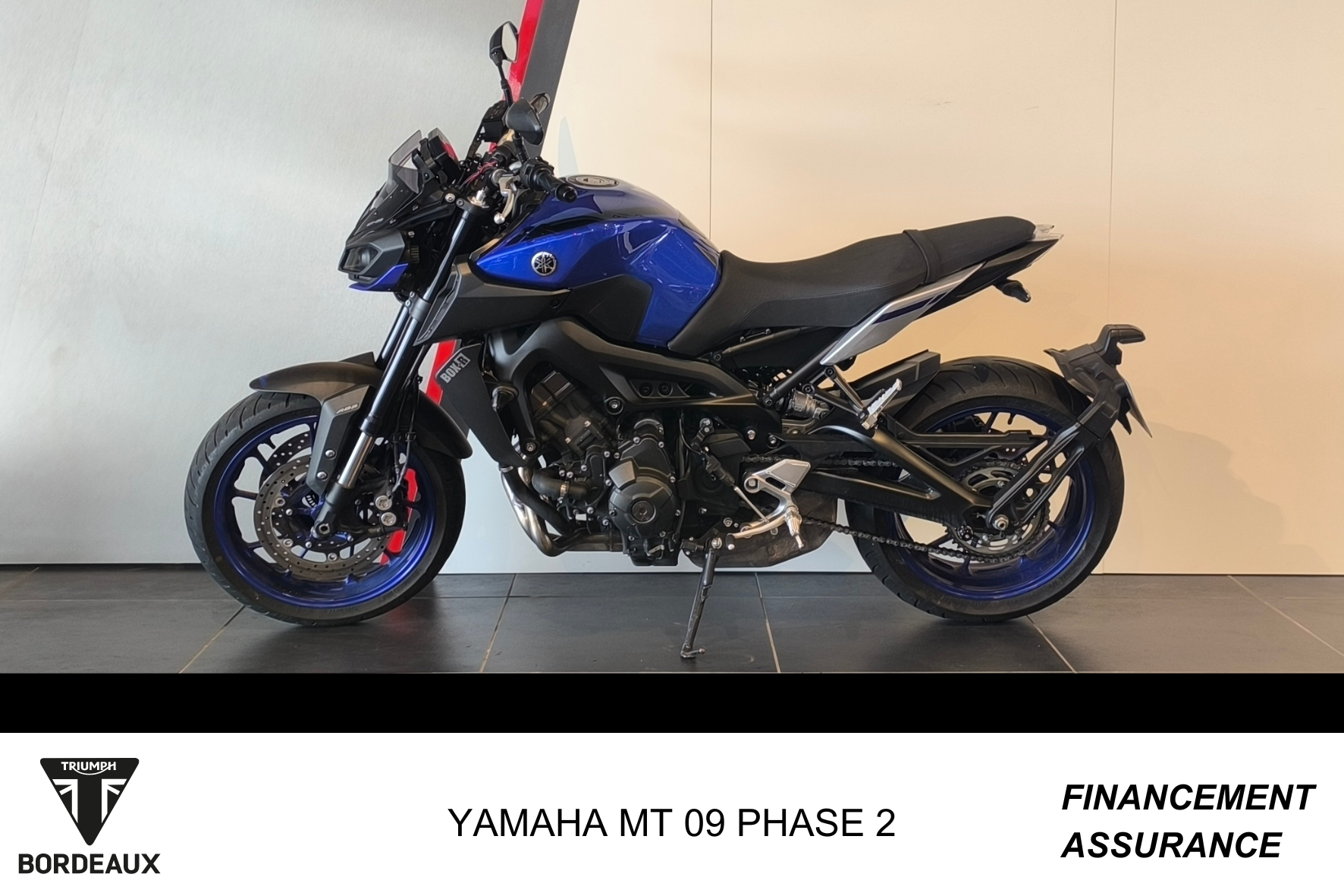 photo de YAMAHA MT-09 850 occasion de couleur  en vente à Merignac n°3