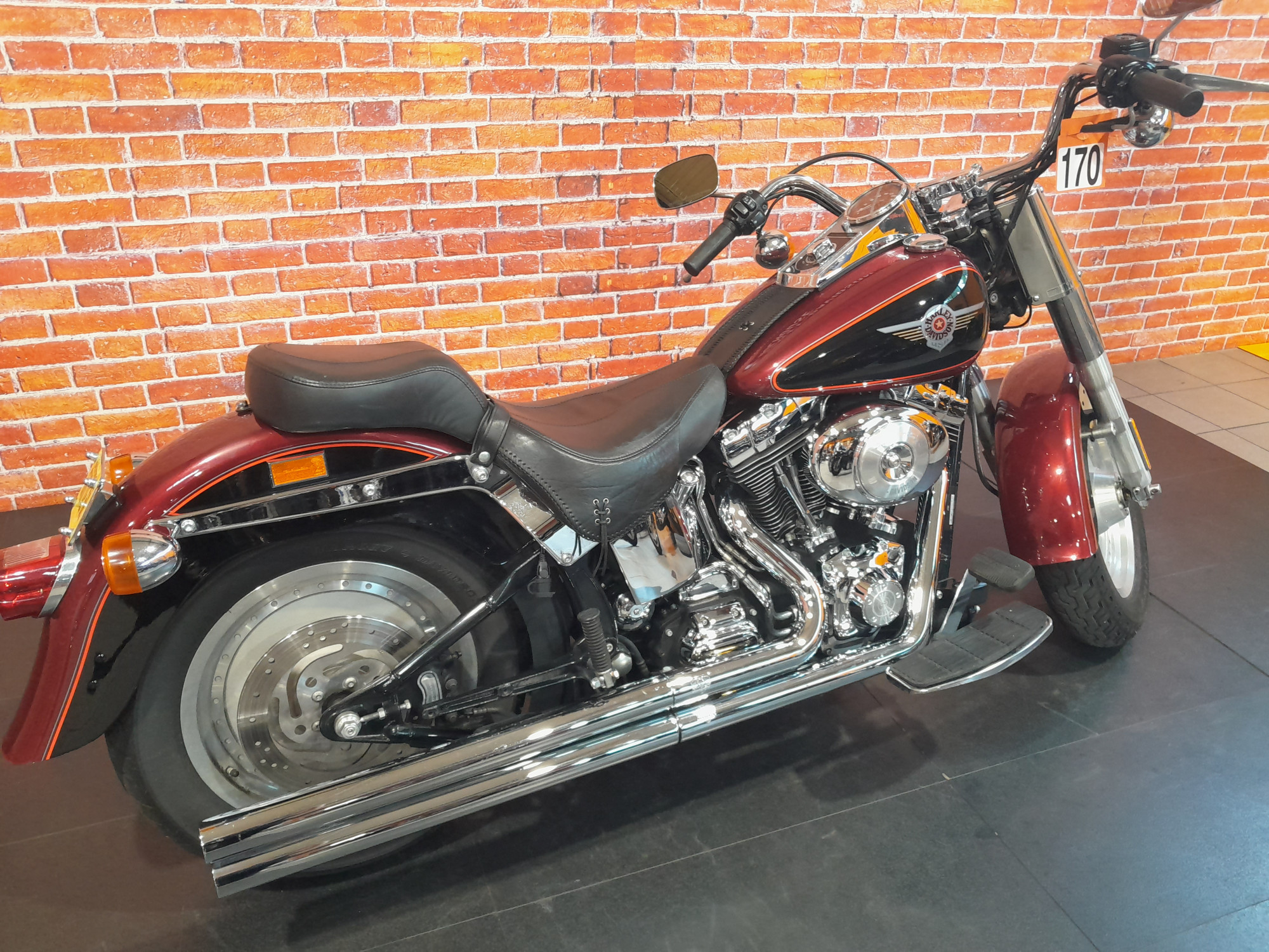 photo de HARLEY DAVIDSON SOFTAIL FAT BOY 1450 1450 occasion de couleur  en vente à Sausheim n°2