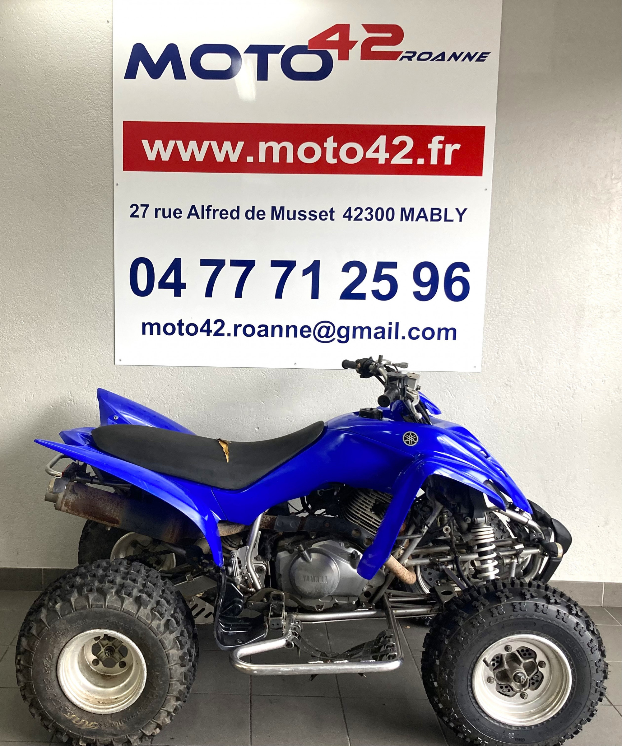 photo de YAMAHA YFM 350 RAPTOR RW 350 occasion de couleur  en vente à Mably n°2