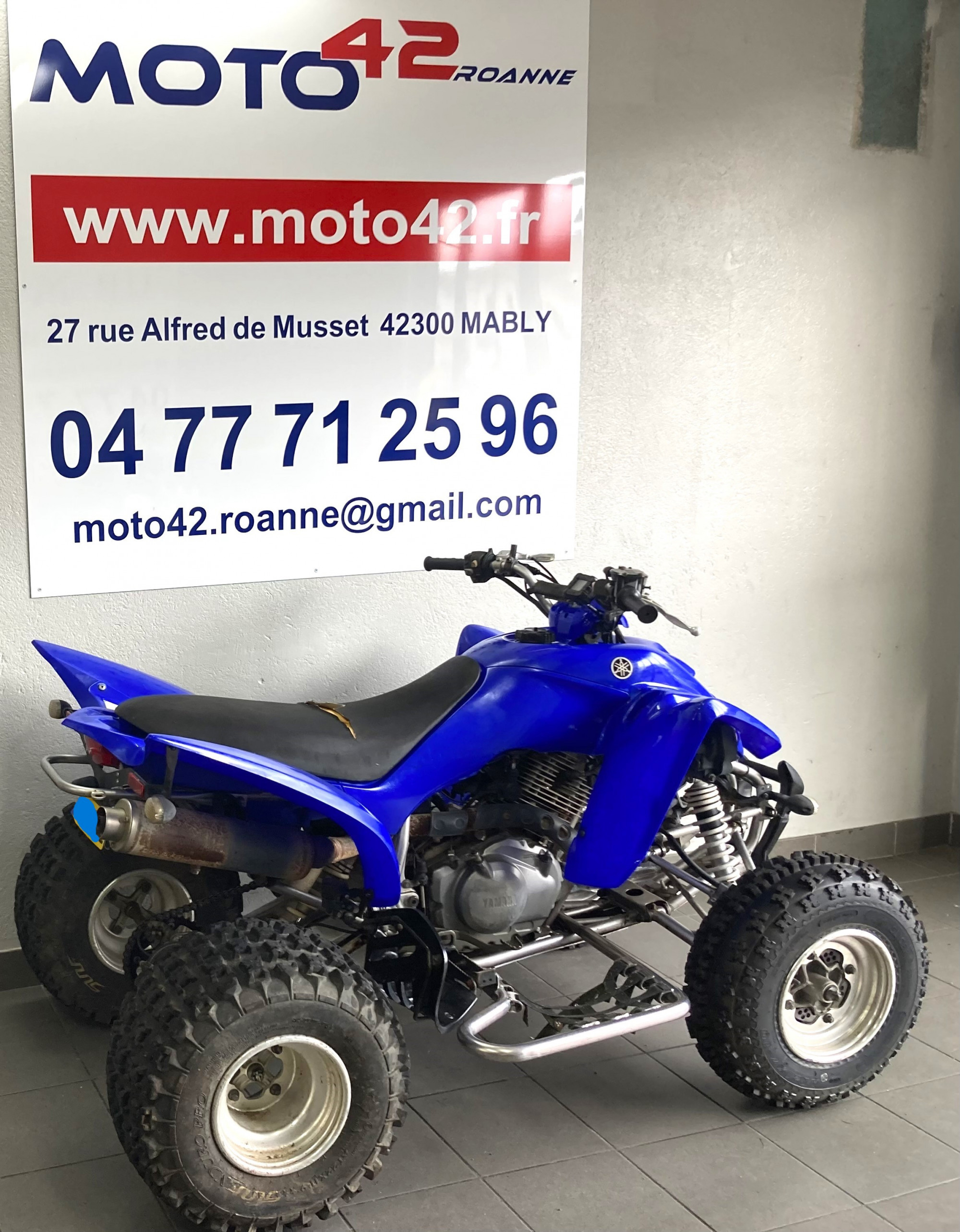 photo de YAMAHA YFM 350 RAPTOR RW 350 occasion de couleur  en vente à Mably n°1