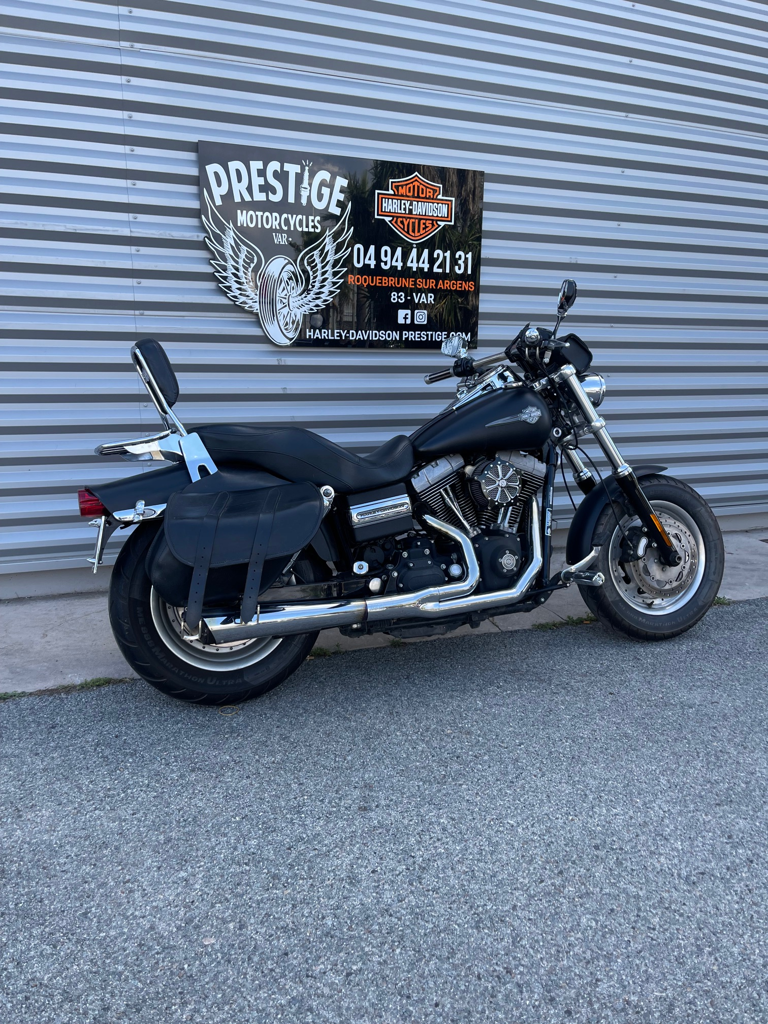 photo de HARLEY DAVIDSON DYNA FAT BOB 1584 1584 occasion de couleur  en vente à Roquebrune Sur Argens n°3