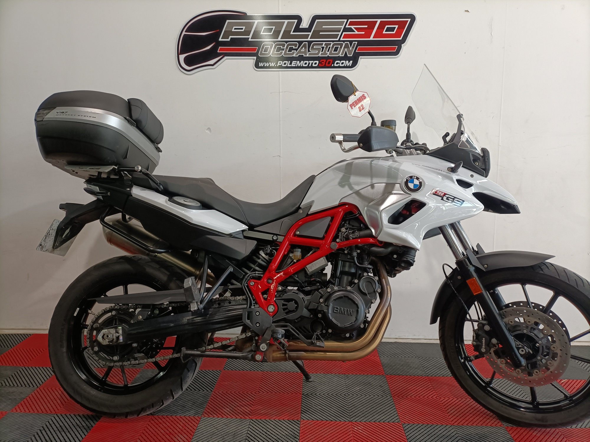 photo de BMW F 700 GS 47.5CV 700 occasion de couleur  en vente à Nimes n°3